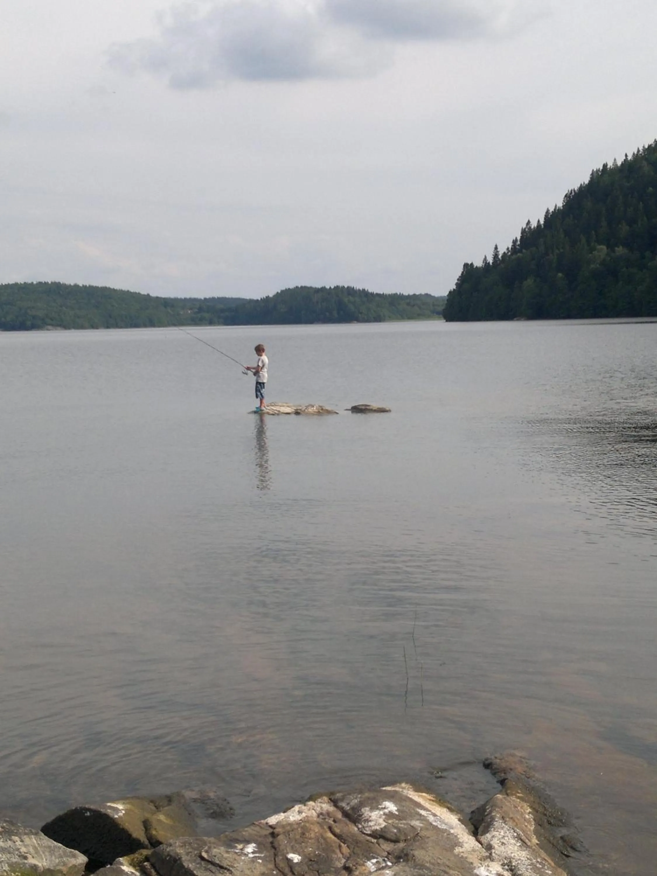 Fishing in Älgbergets Bed & Breakfast