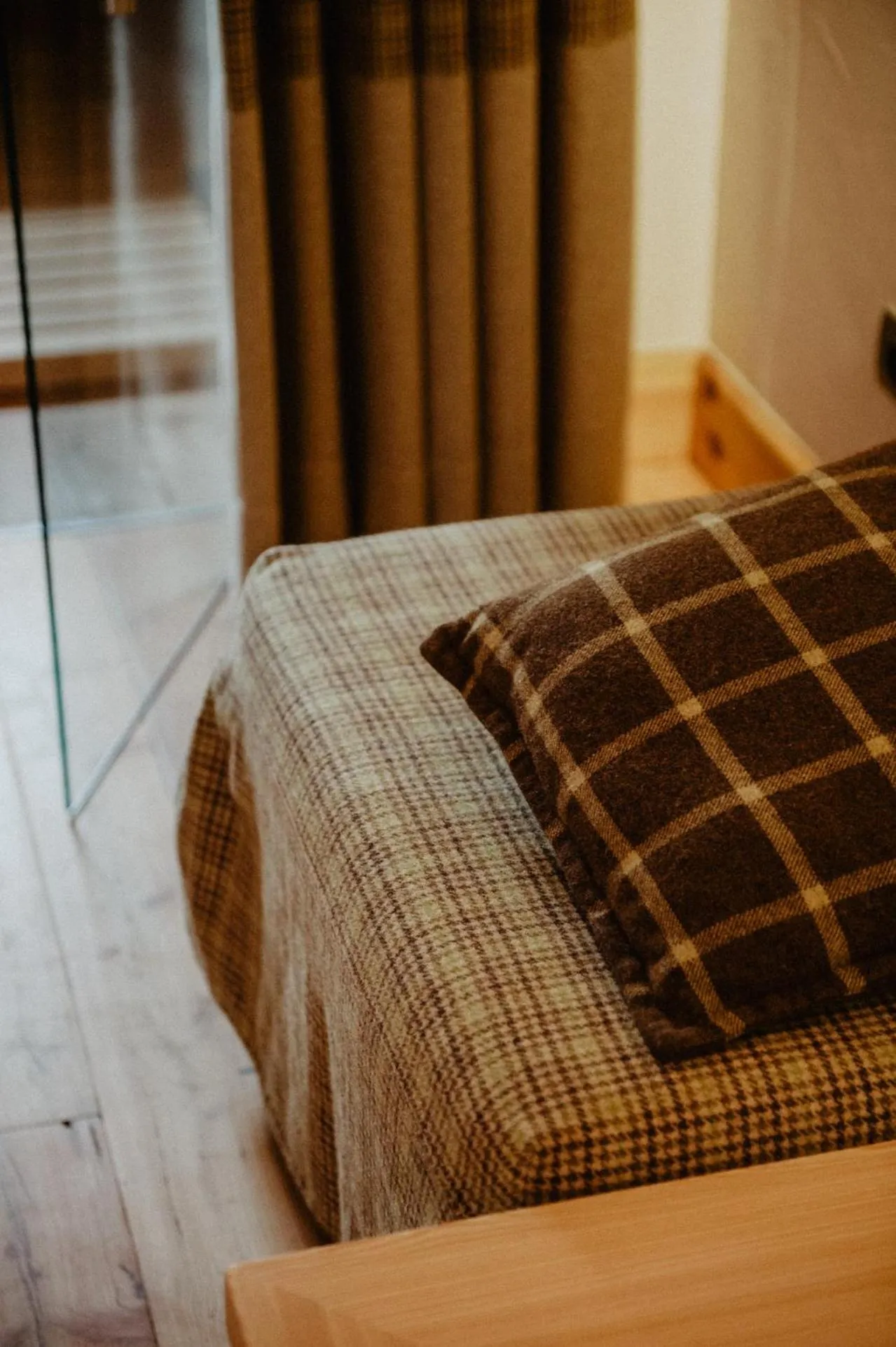 Decorative detail, Bed in Hotel Larice