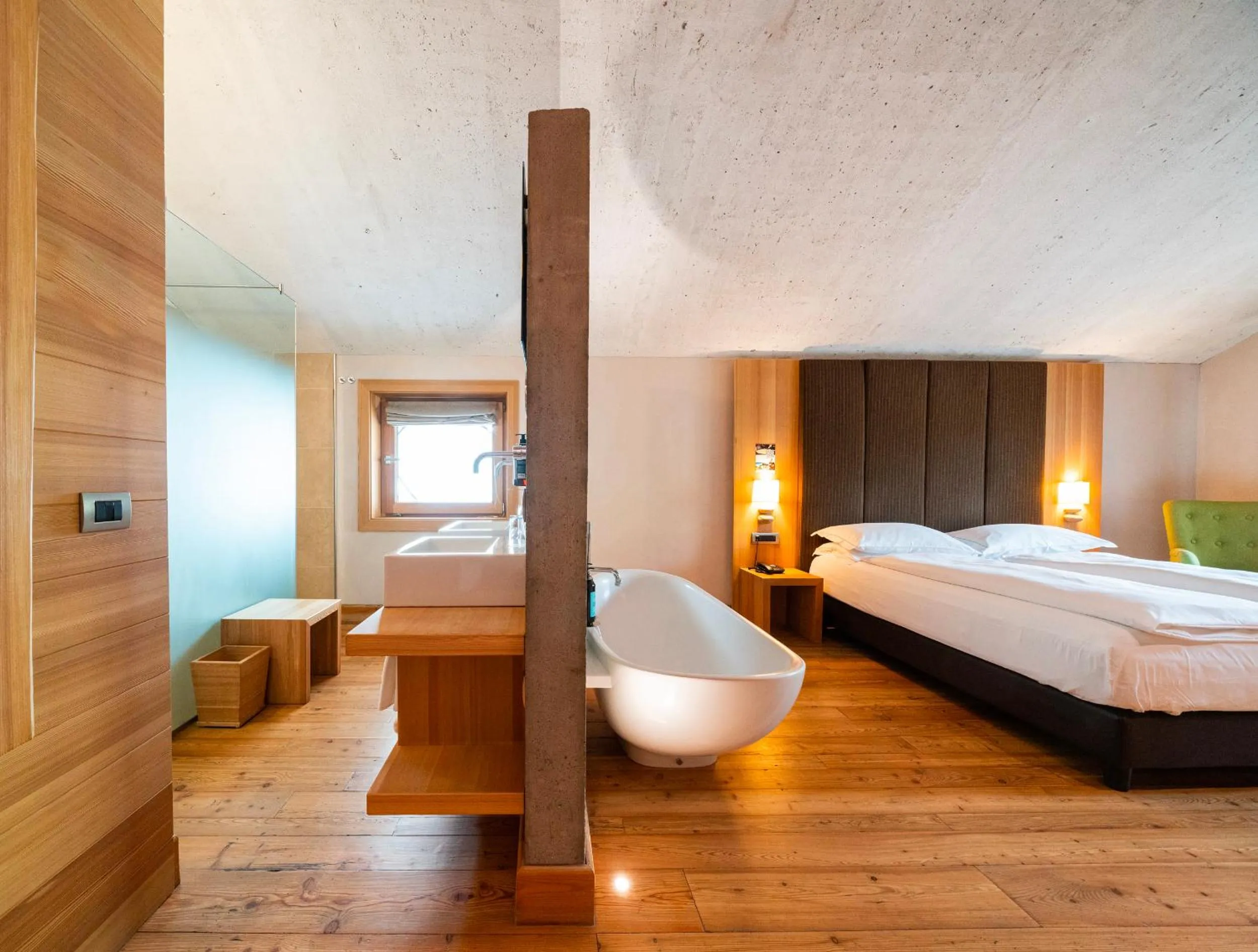 Bedroom, Bed in Hotel Larice