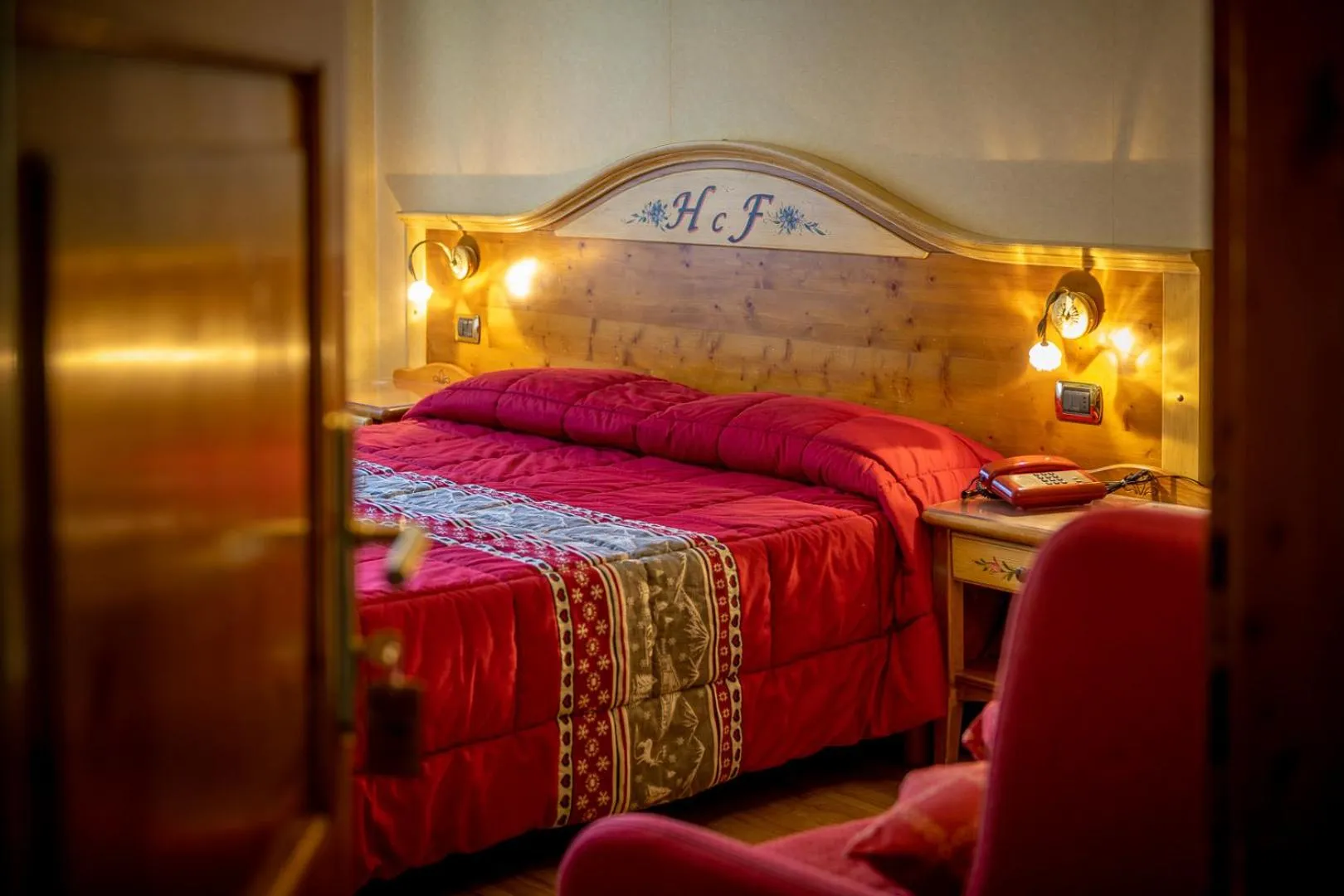 Bed in Hotel Club Funivia