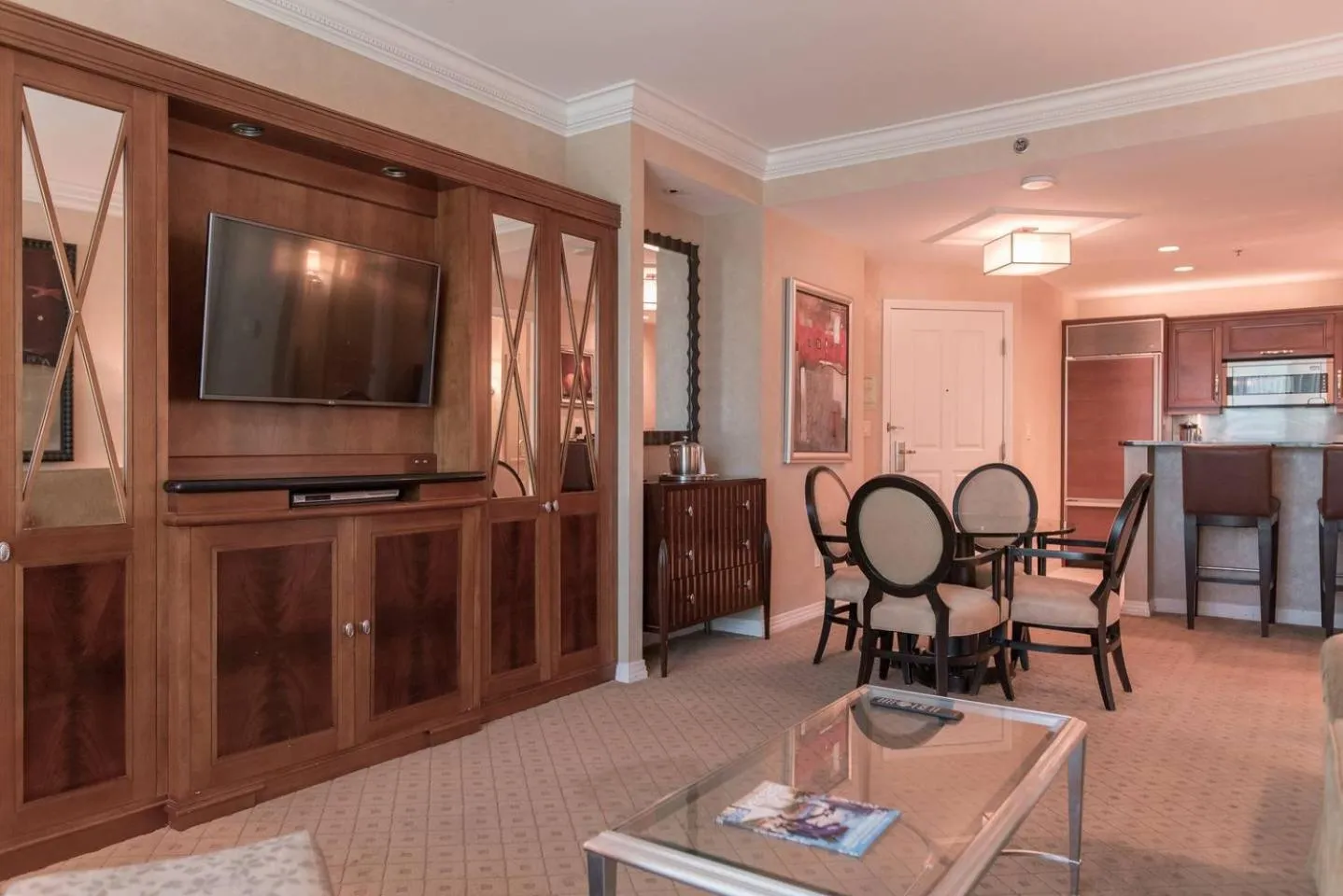 True 1BR Balcony Suite with Strip View at MGM Signature