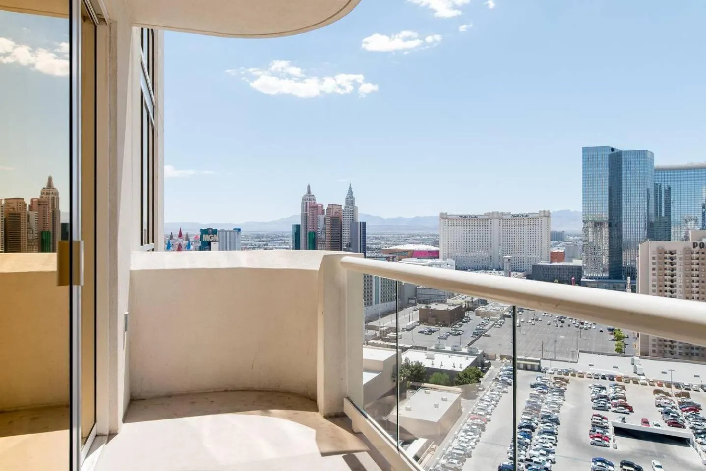 True 1BR Balcony Suite with Strip View at MGM Signature