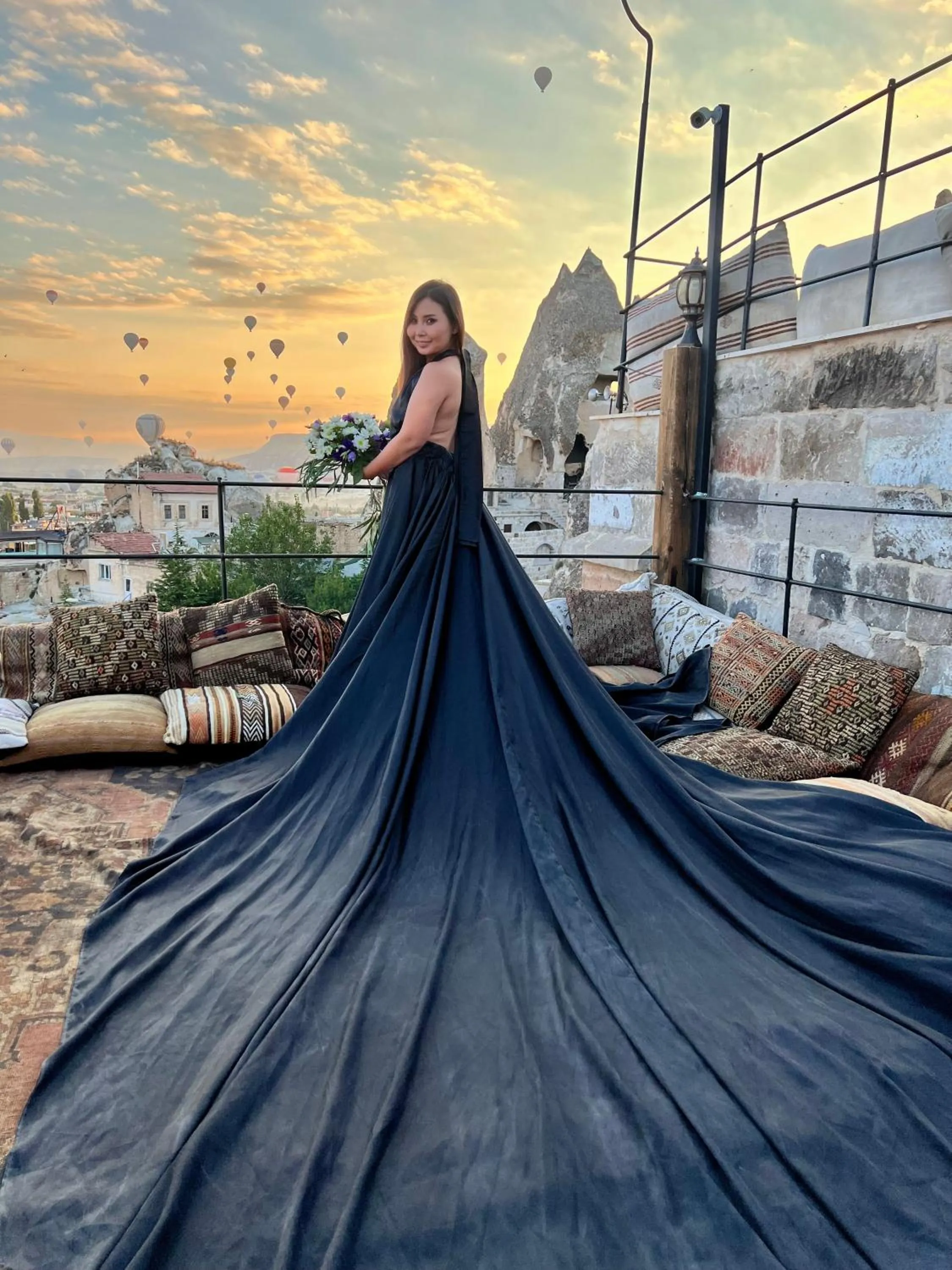 People in Castle Cave Hotel