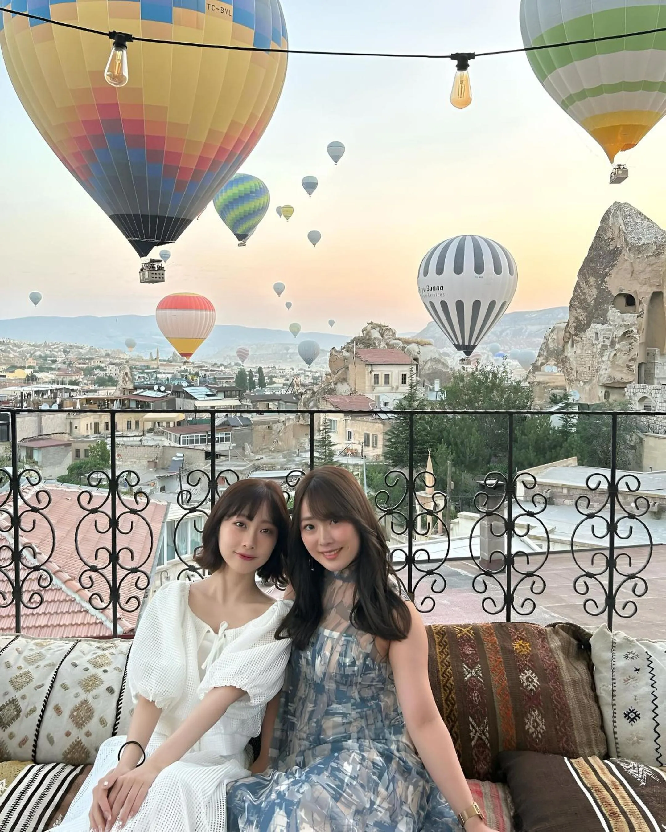 People in Castle Cave Hotel