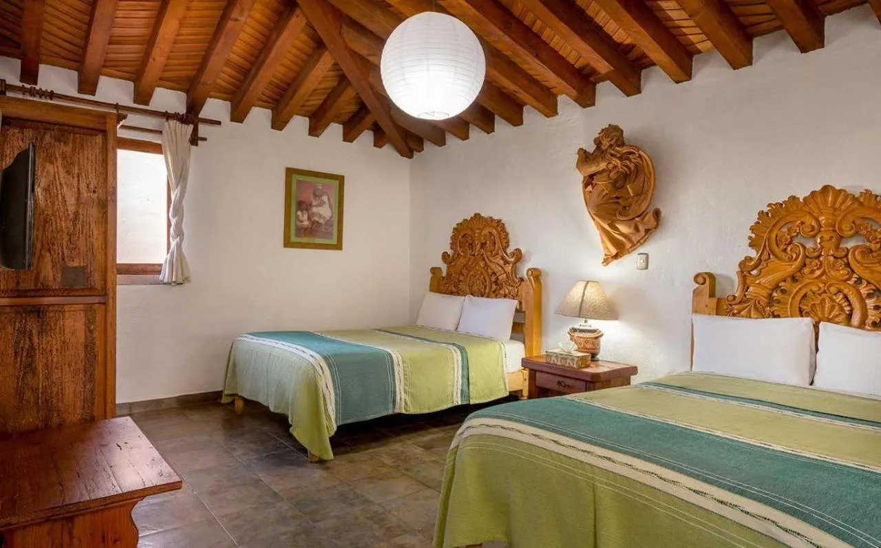 Bed in Eco Hotel Ixhi