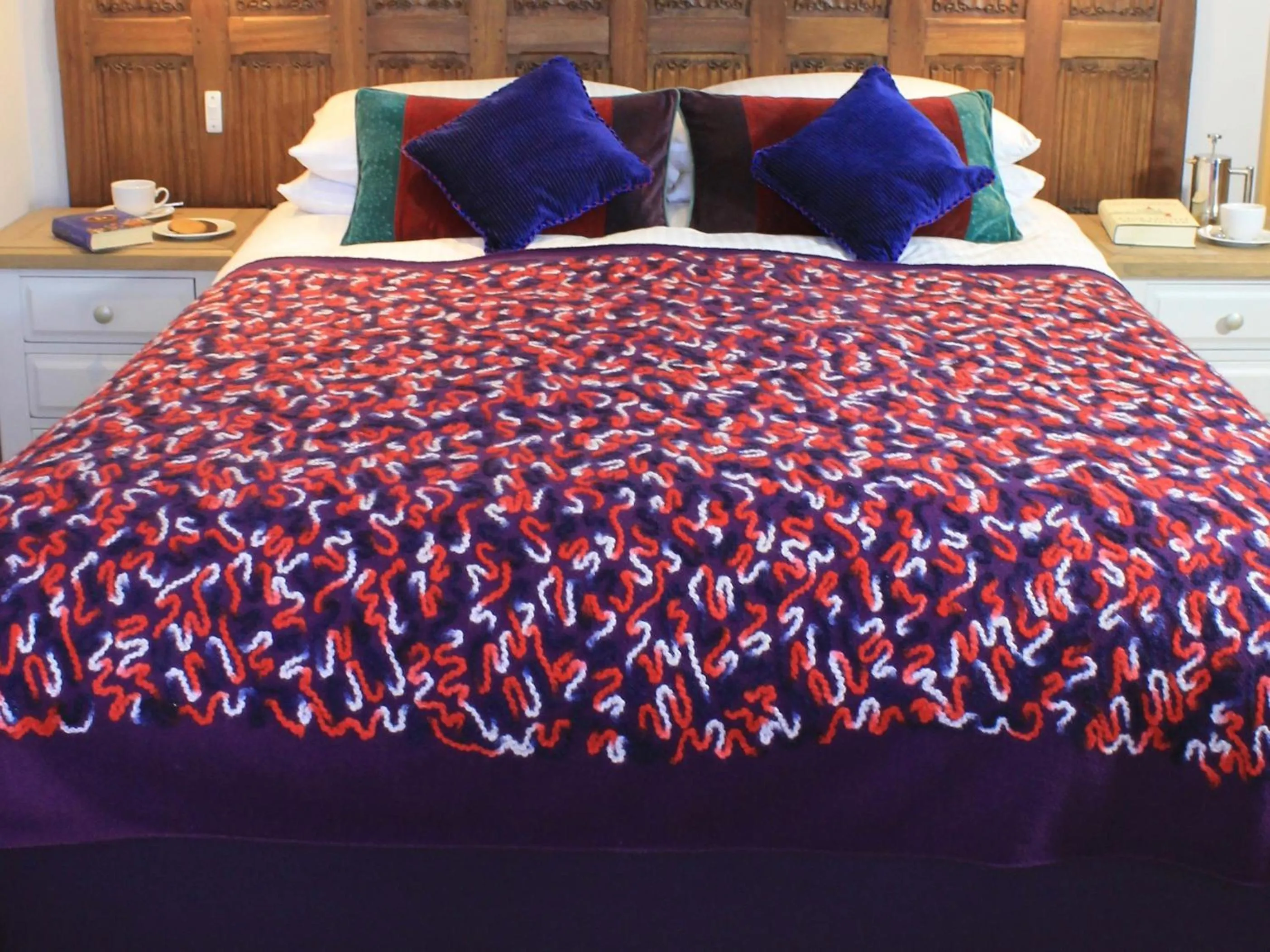 Bedroom, Bed in The Lodge at Hemingford Grey House