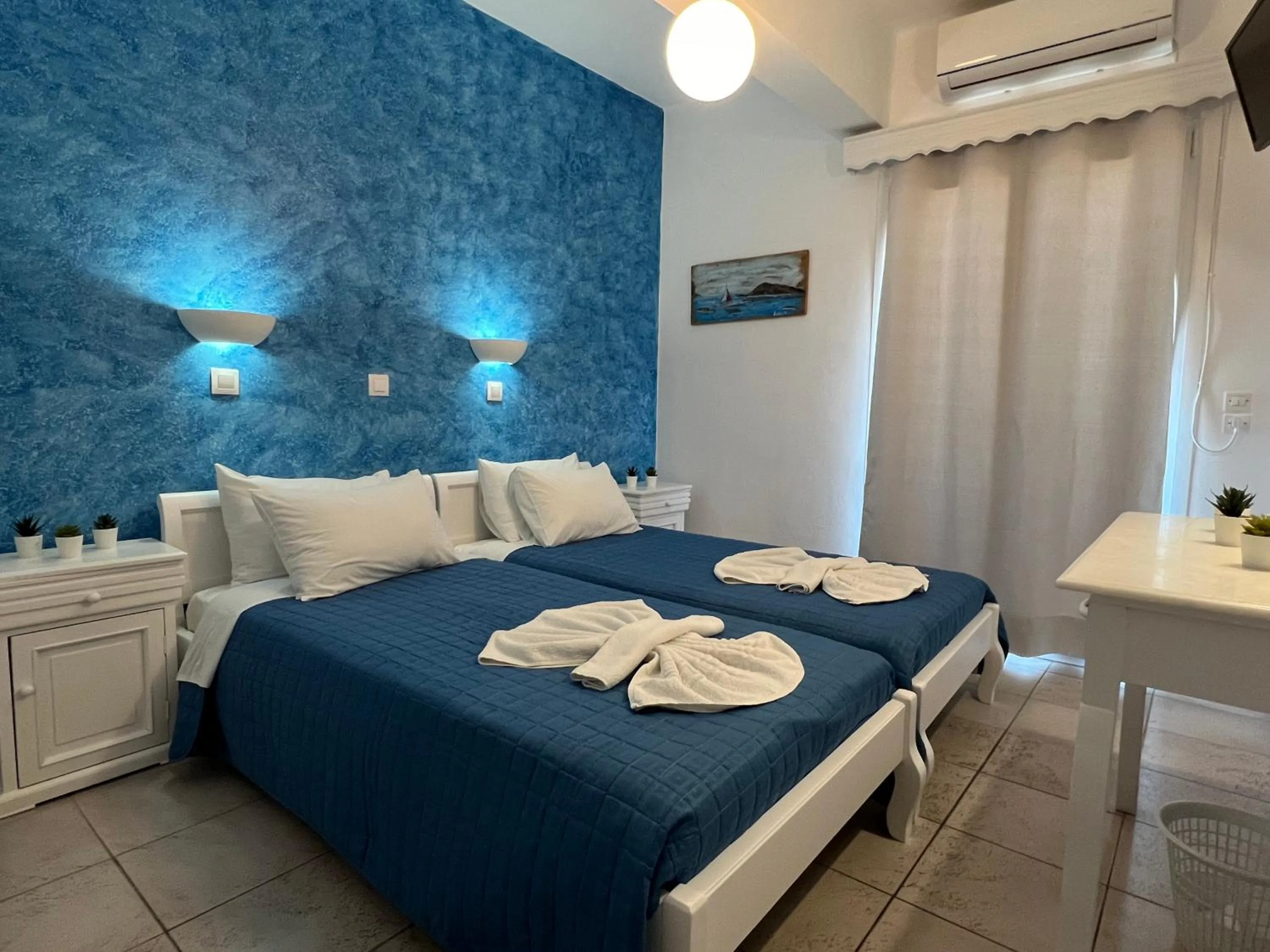 Bedroom, Bed in Villa Pavlina