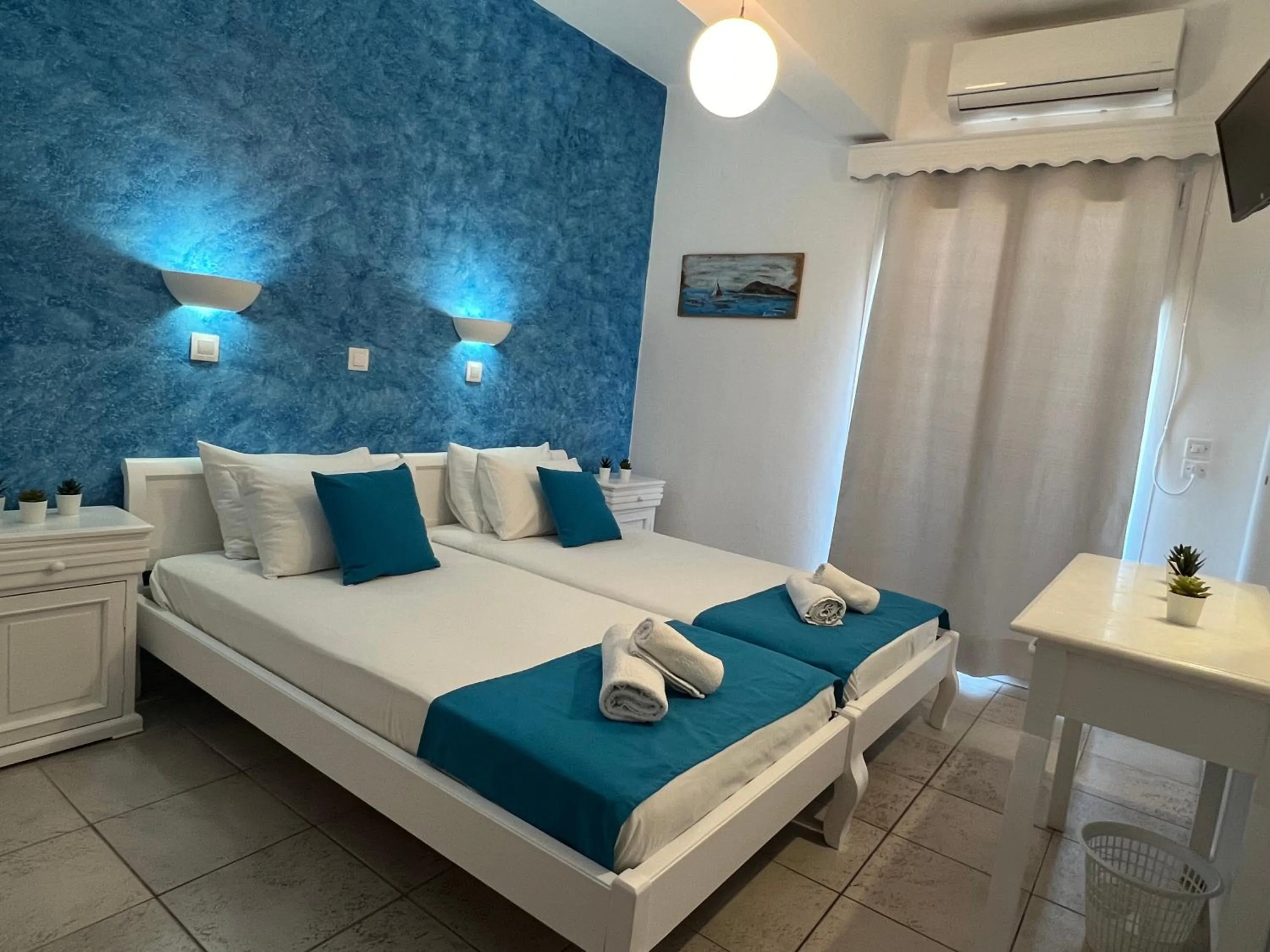 Bedroom, Bed in Villa Pavlina