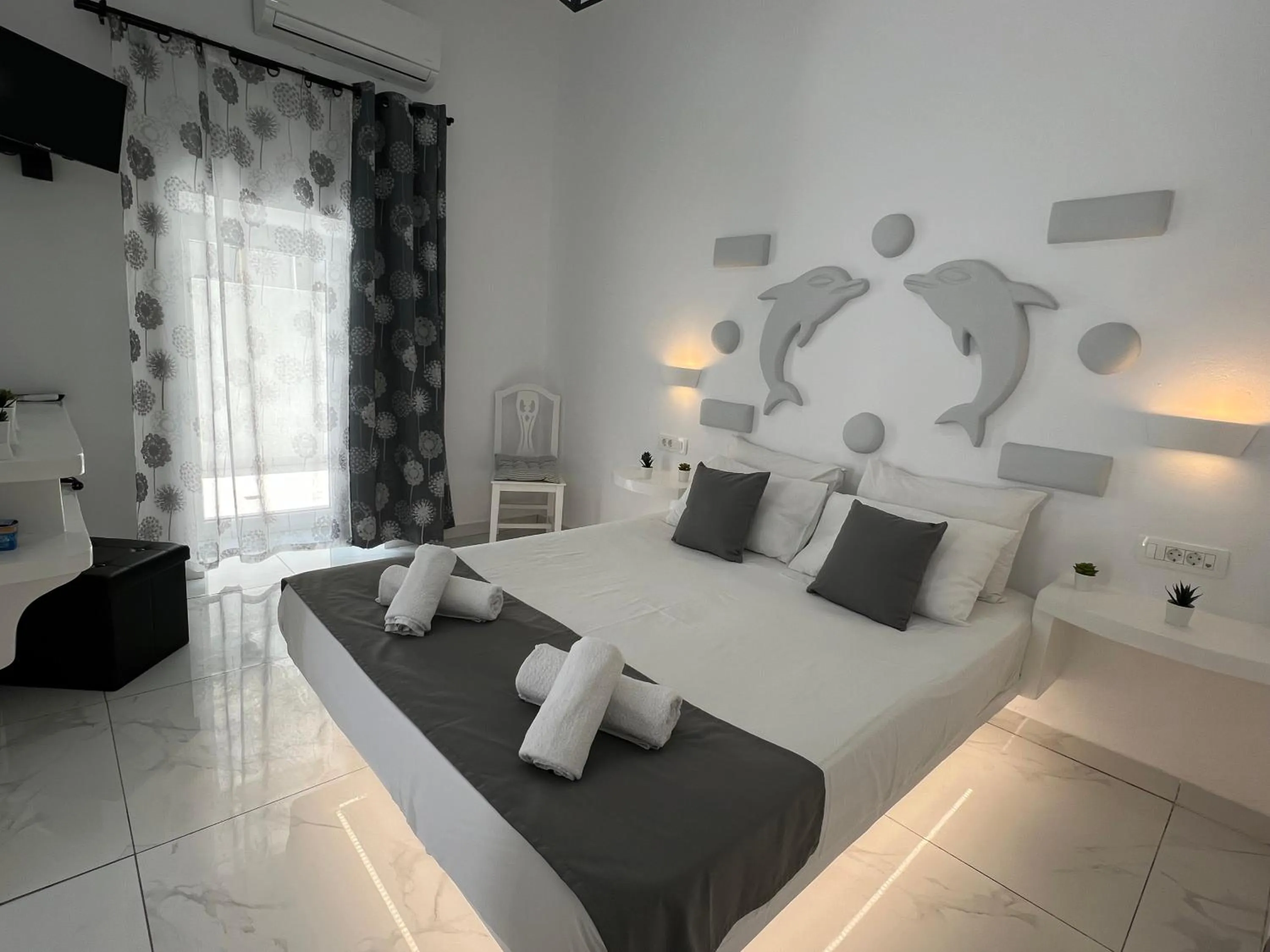 Bedroom, Bed in Villa Pavlina