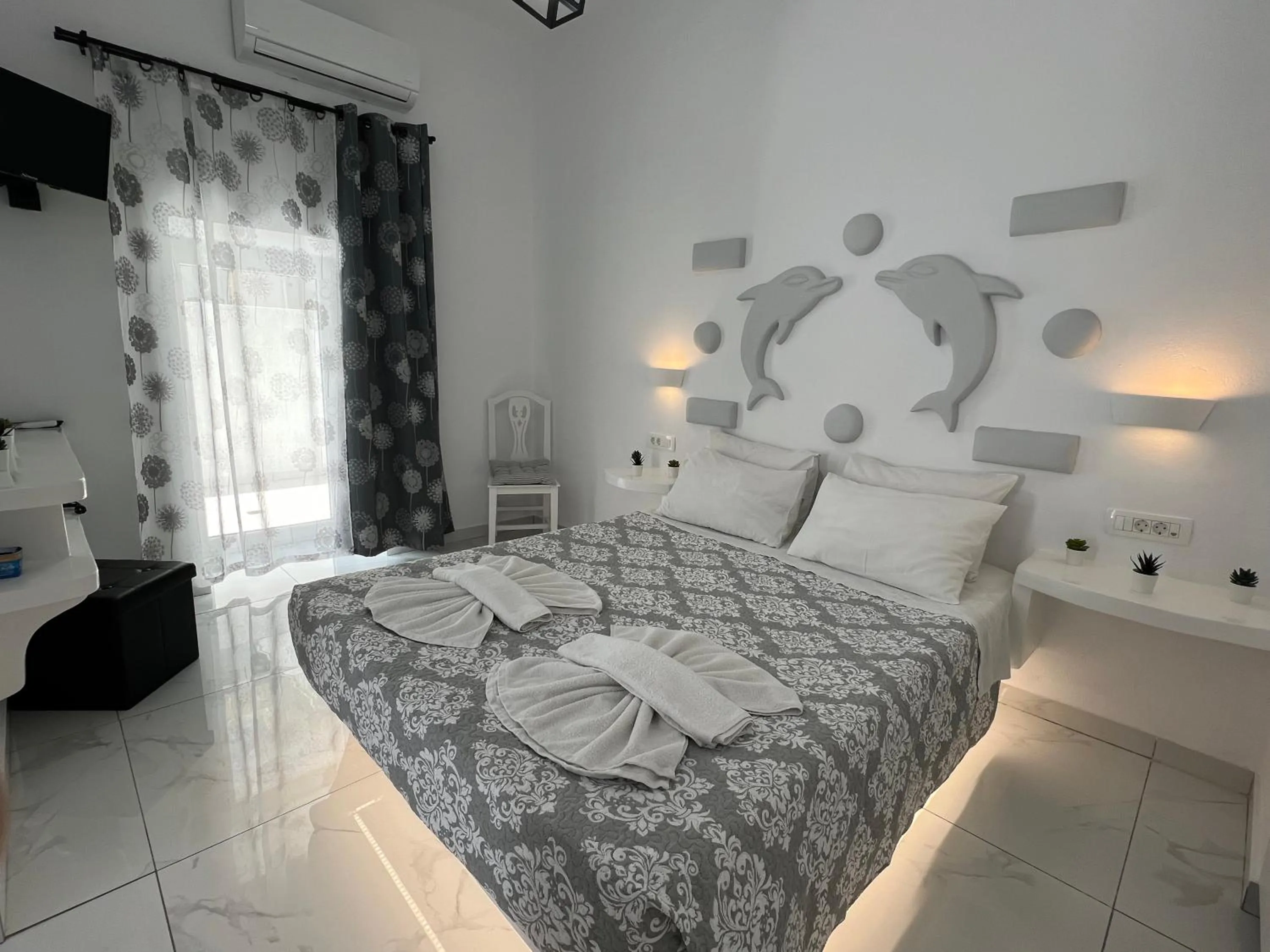 Bedroom, Bed in Villa Pavlina