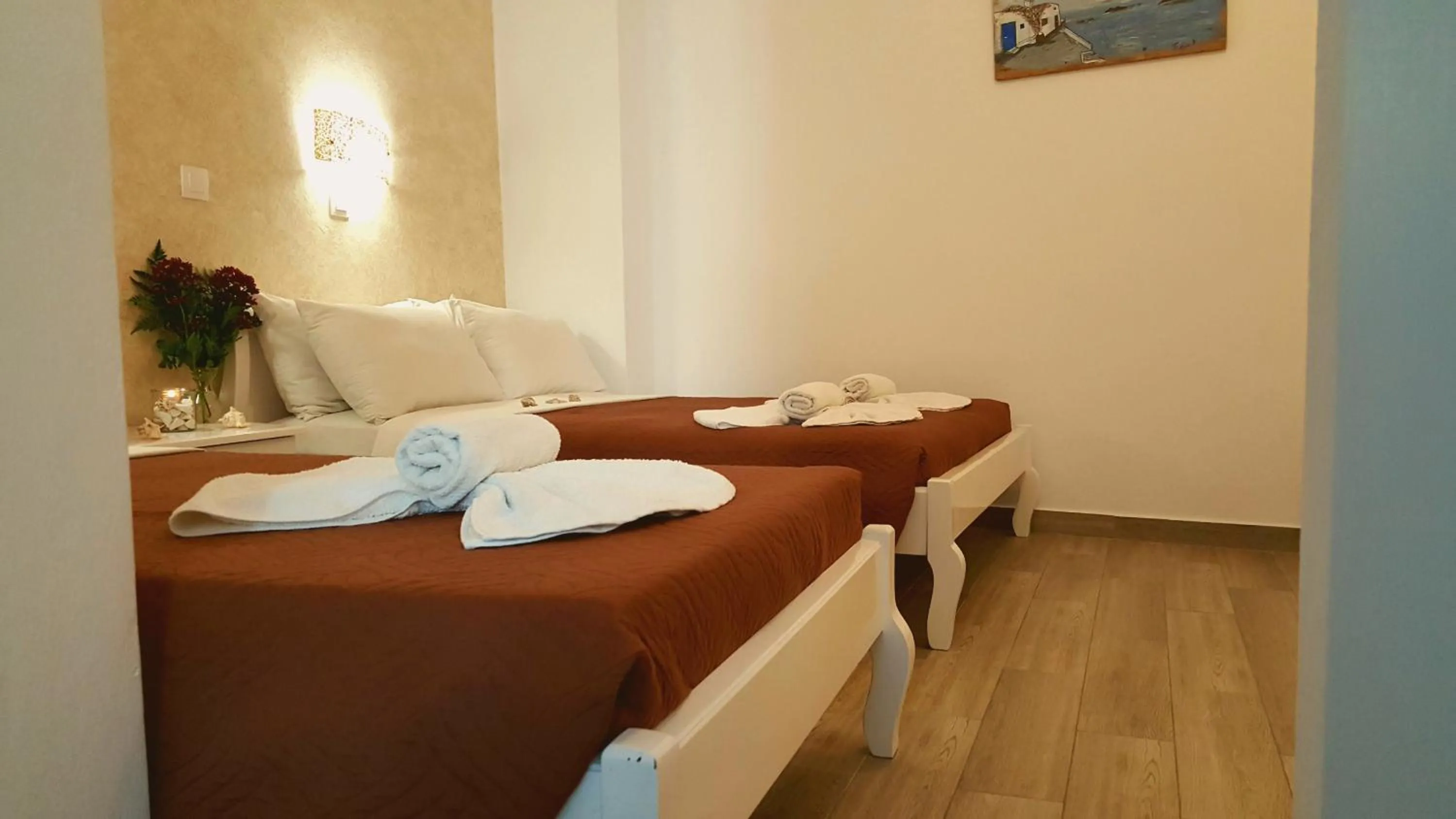 Bedroom, Bed in Villa Pavlina