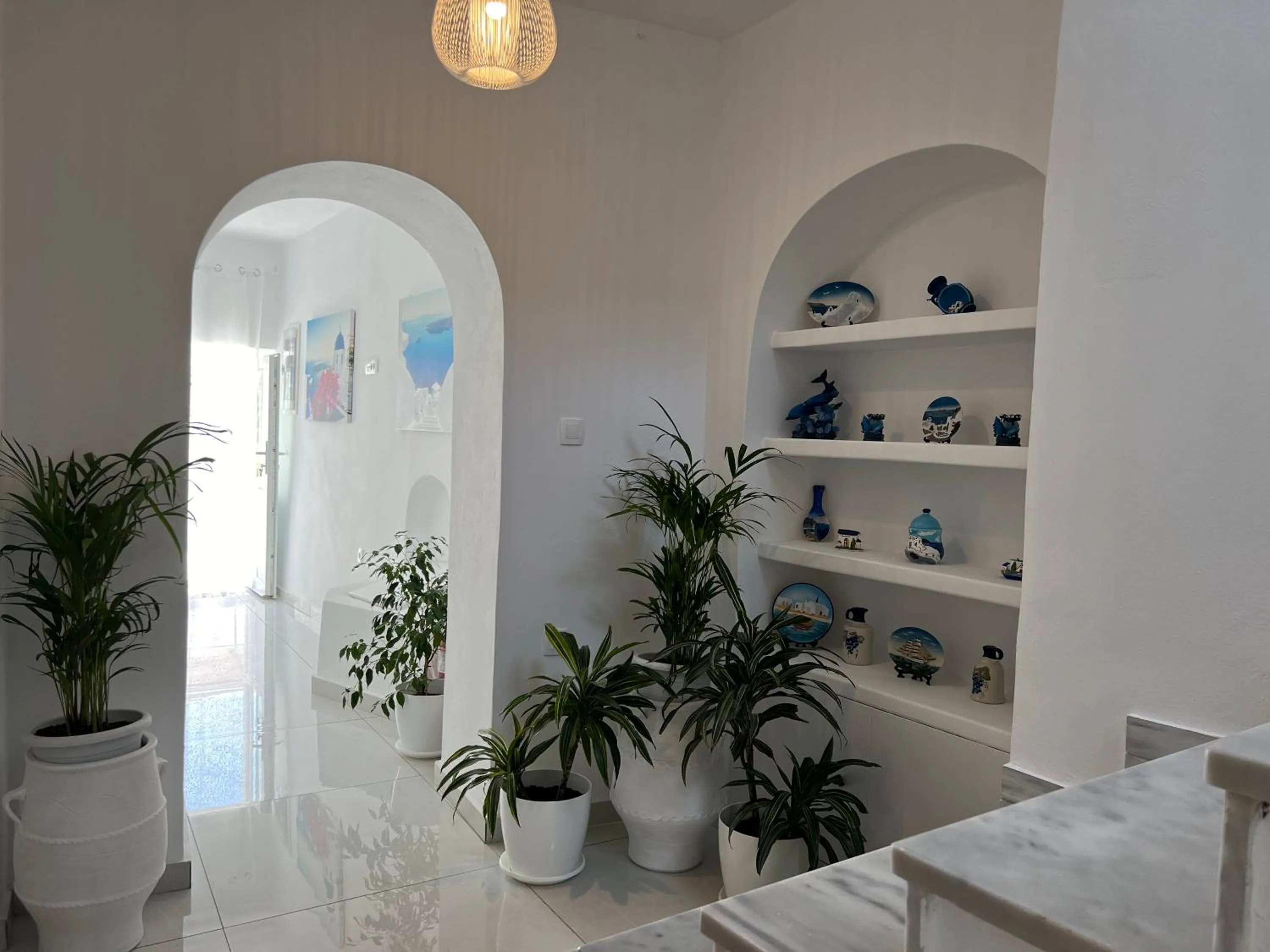 Lobby or reception in Villa Pavlina