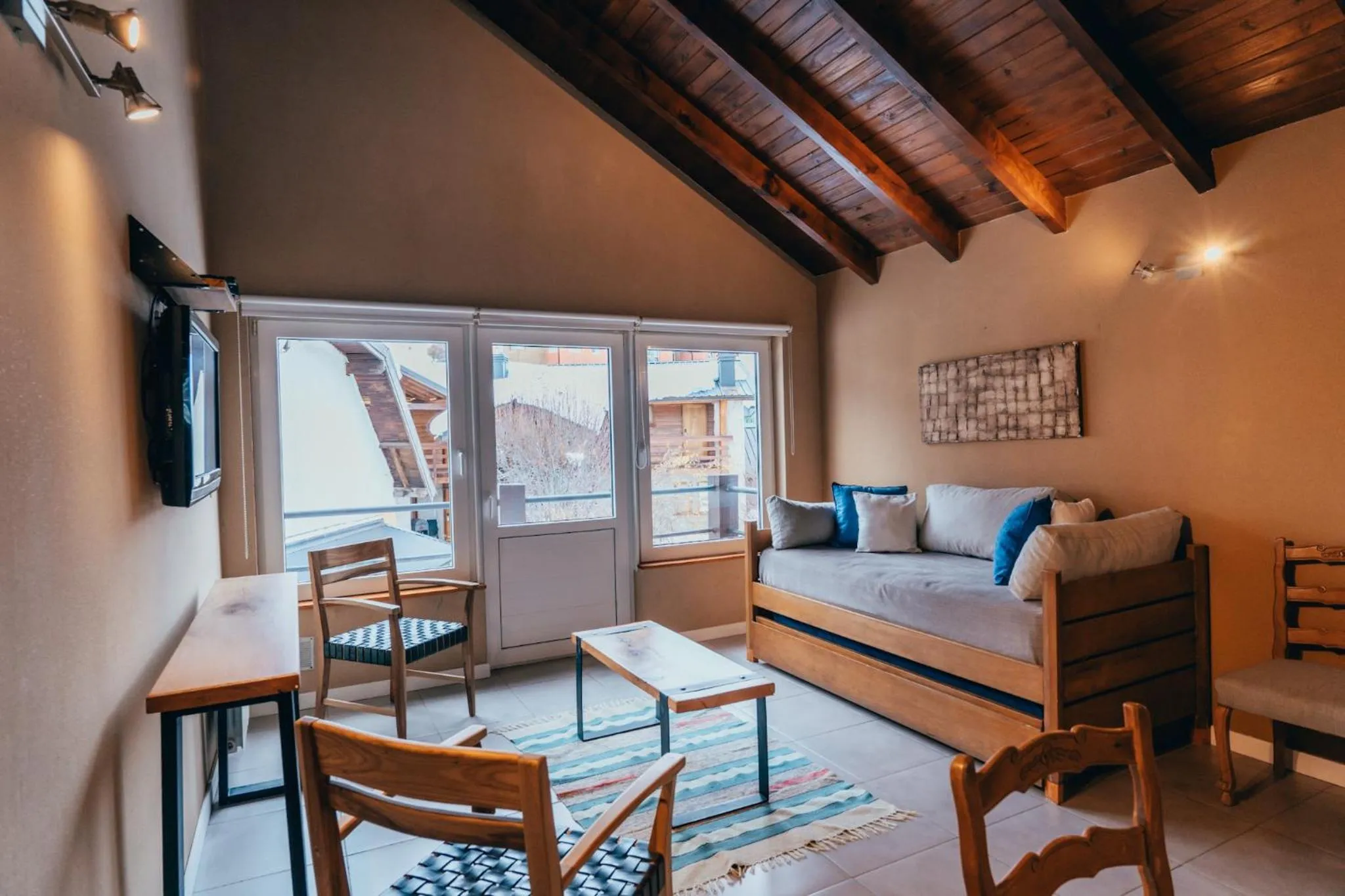 Living room in Ski Sur Apartments