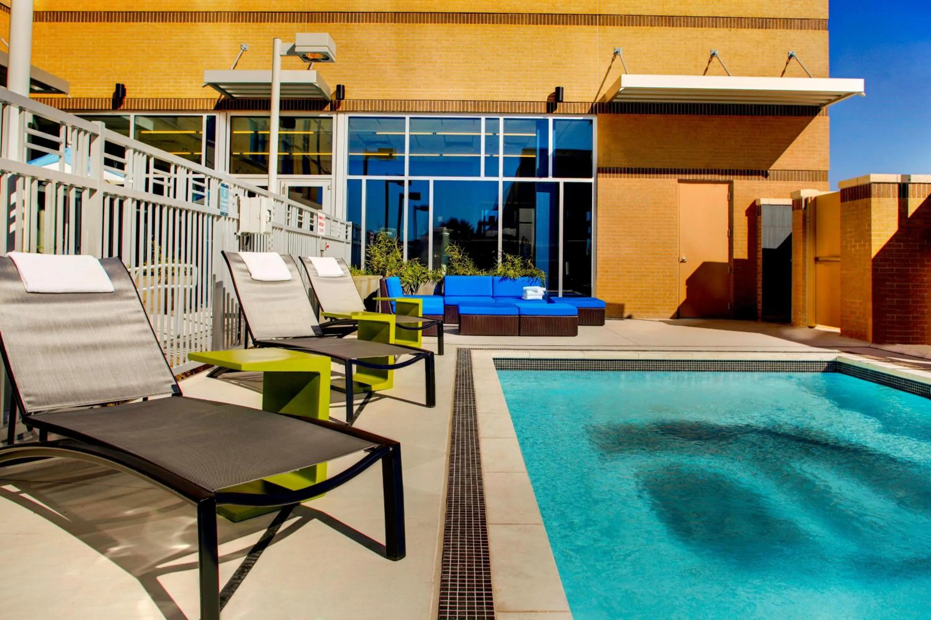 Swimming pool in Aloft Austin at The Domain