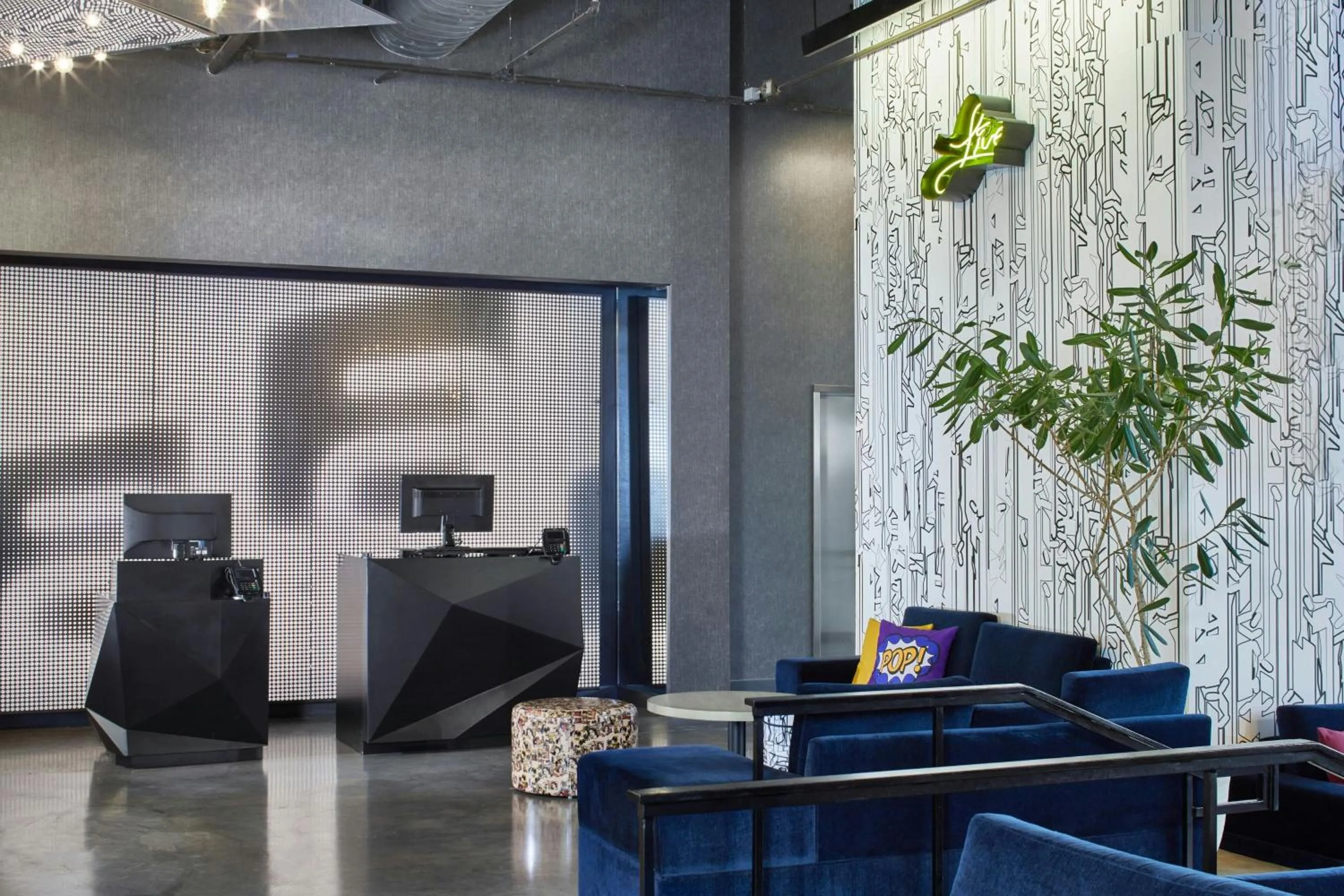 Lobby or reception in Aloft Austin at The Domain