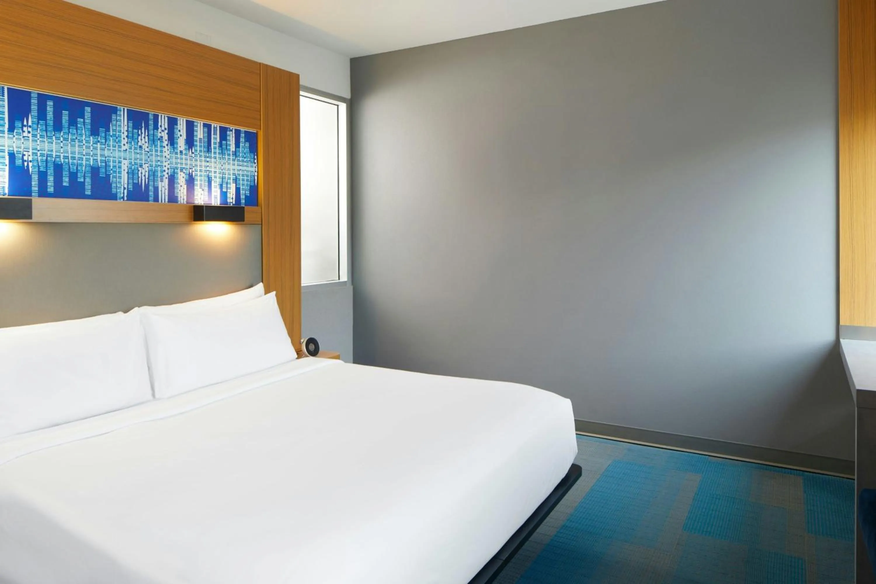 Photo of the whole room, Bed in Aloft Austin at The Domain