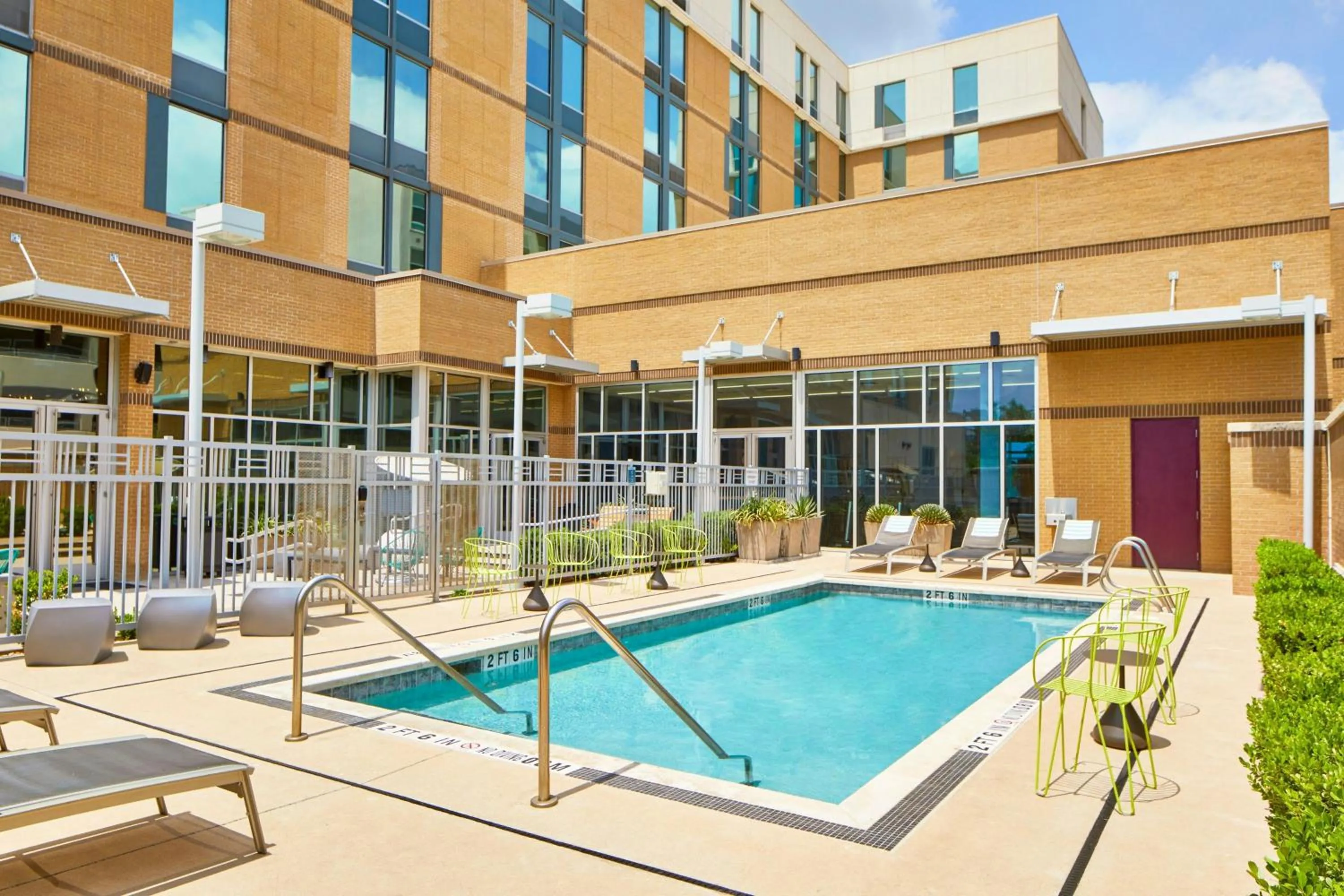 Swimming pool in Aloft Austin at The Domain