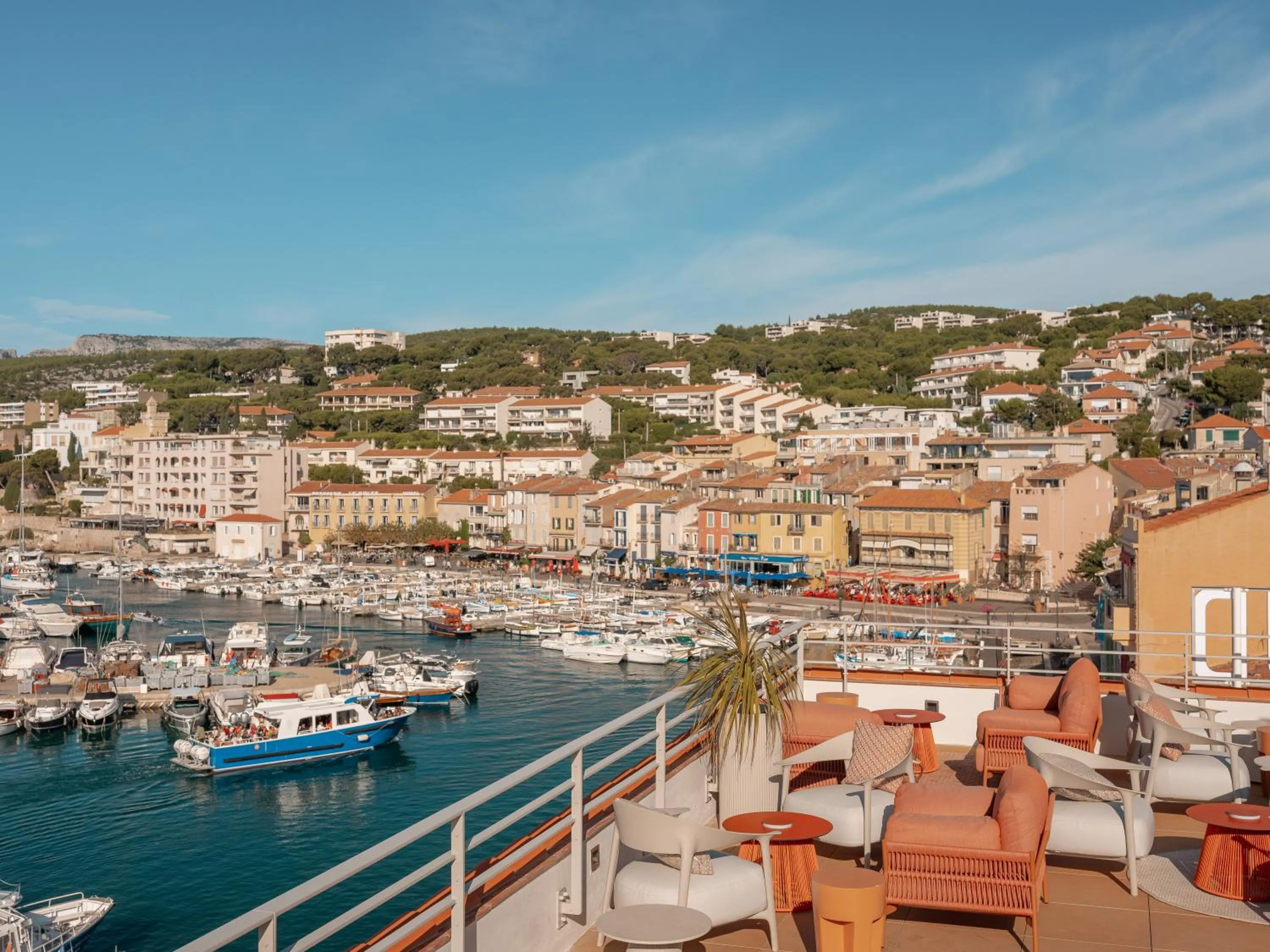 Sea view in Hôtel Liautaud Cassis