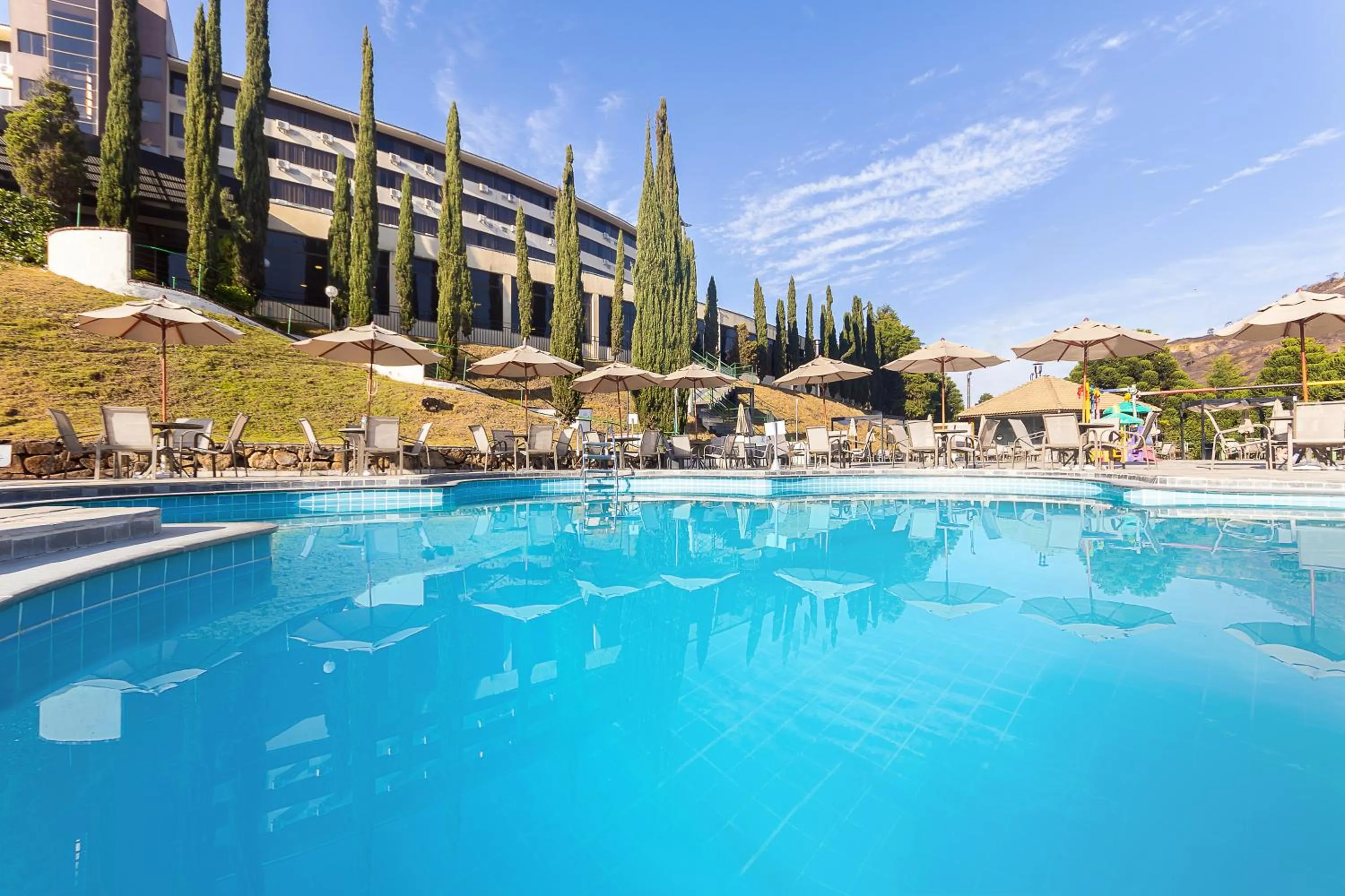 sunbed in Hotel Golden Park All Inclusive Poços de Caldas By Nacional Inn