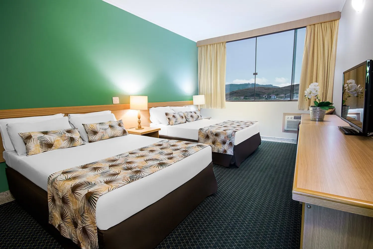 Bedroom, Bed in Hotel Golden Park All Inclusive Poços de Caldas By Nacional Inn