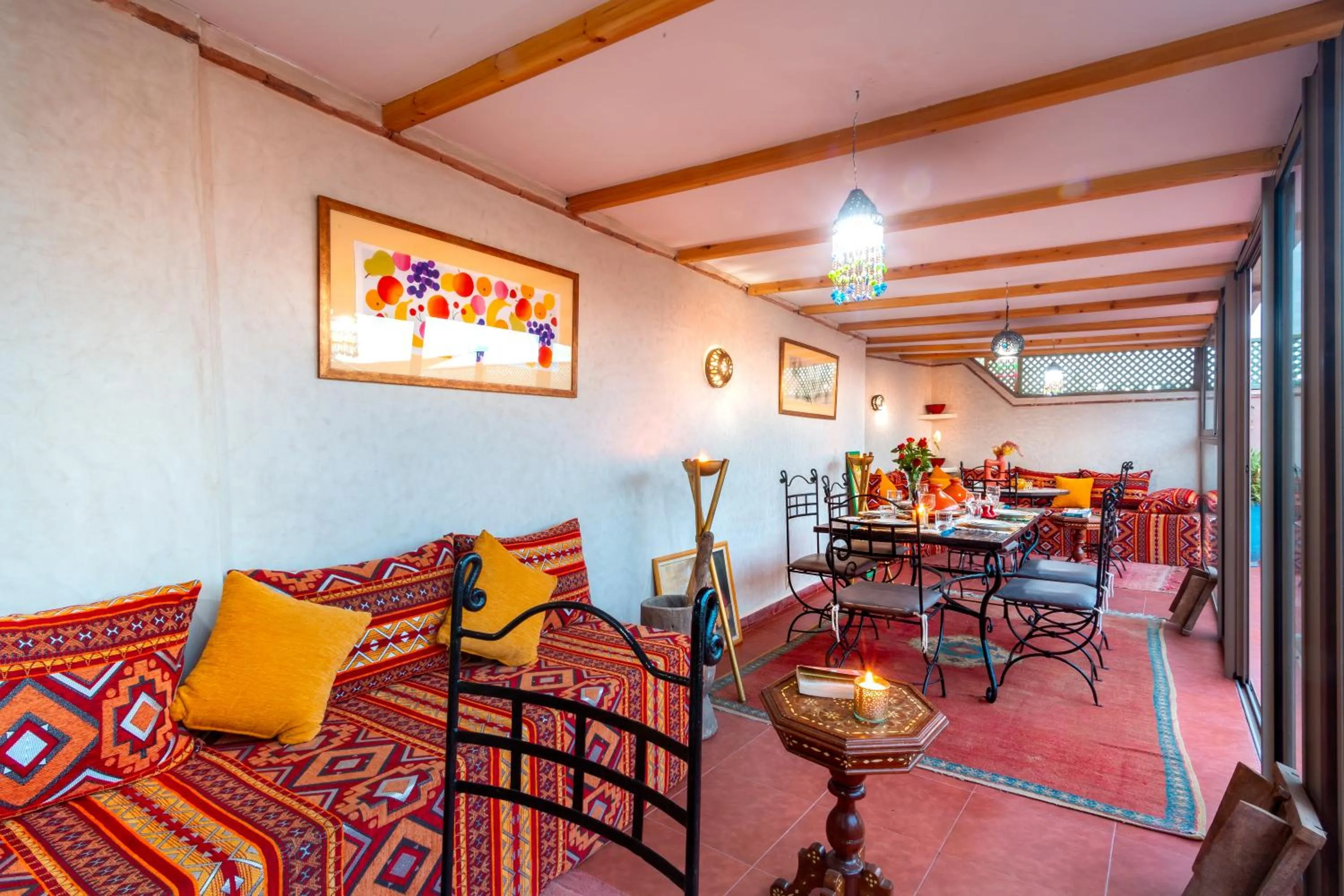 Patio in Riad Azalia