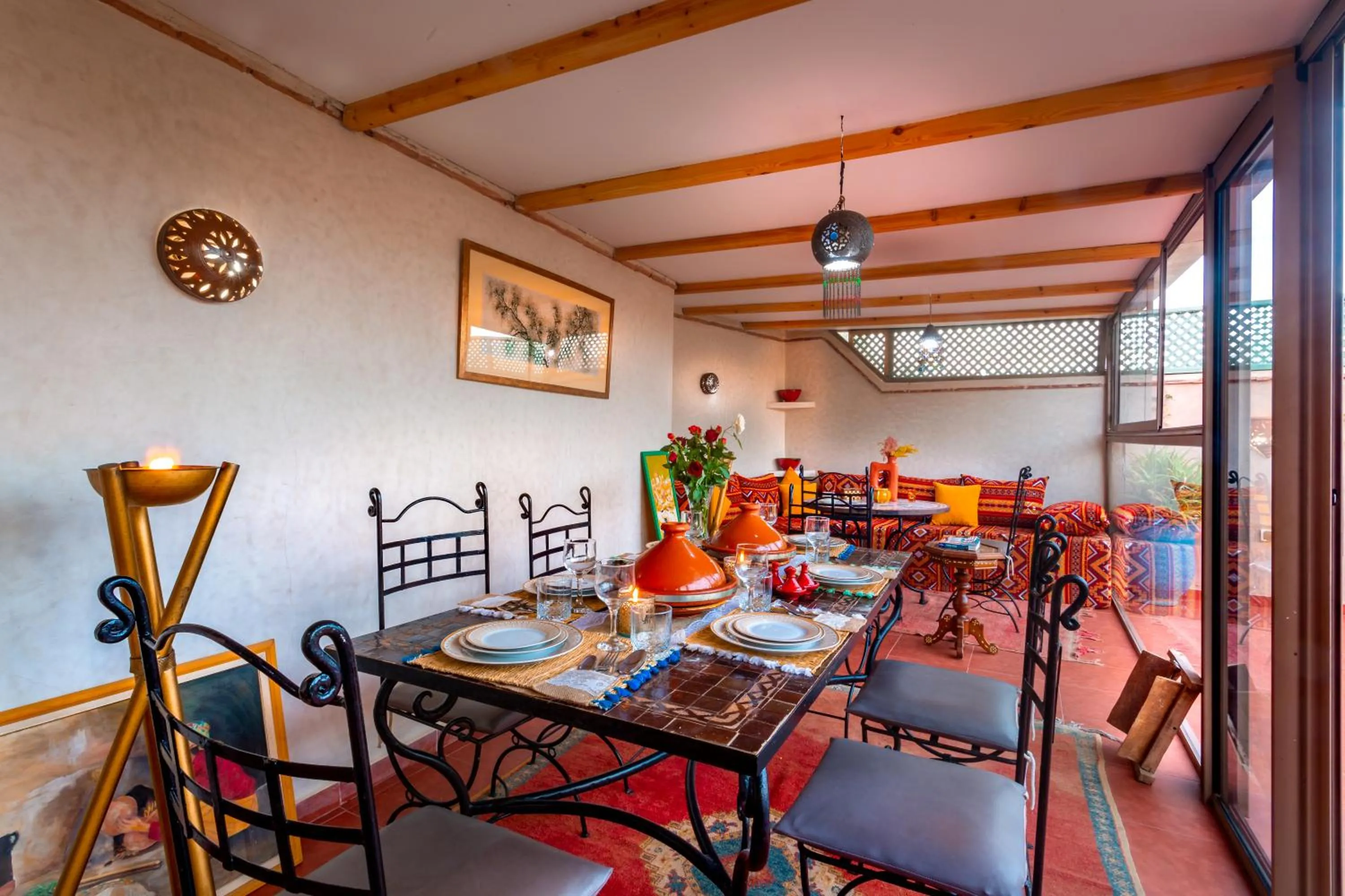 Patio in Riad Azalia