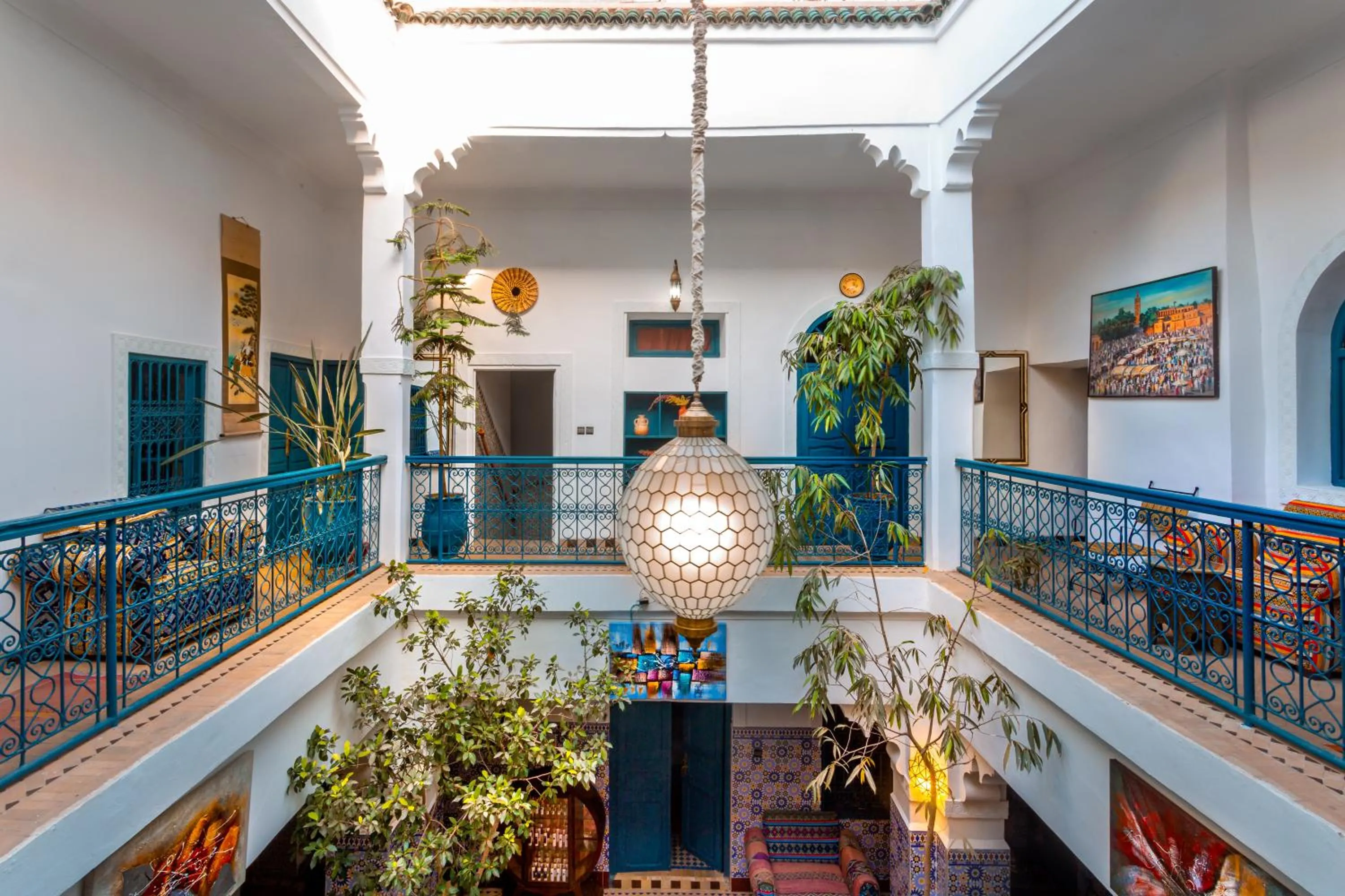 Patio in Riad Azalia