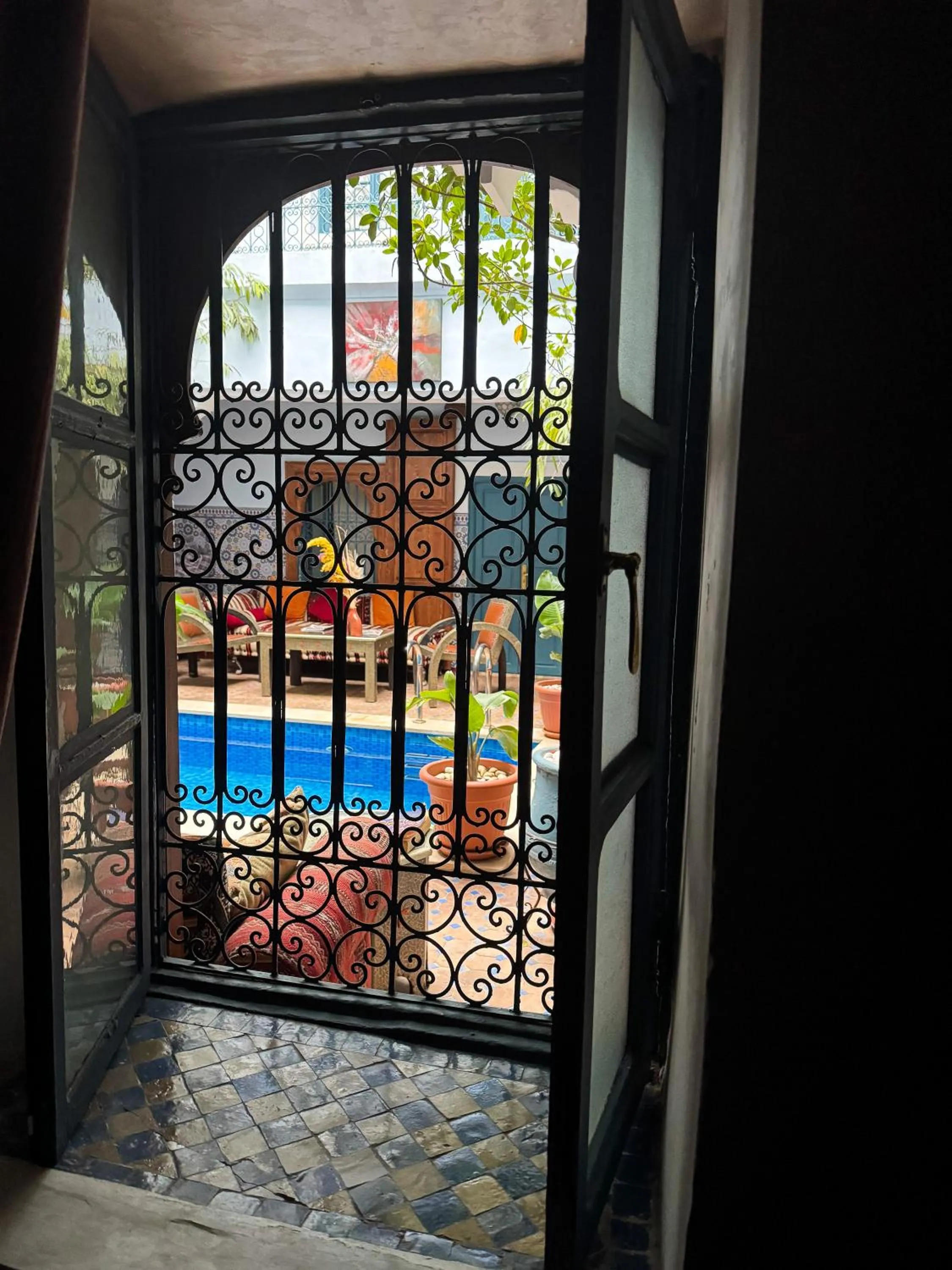 Swimming pool in Riad Azalia