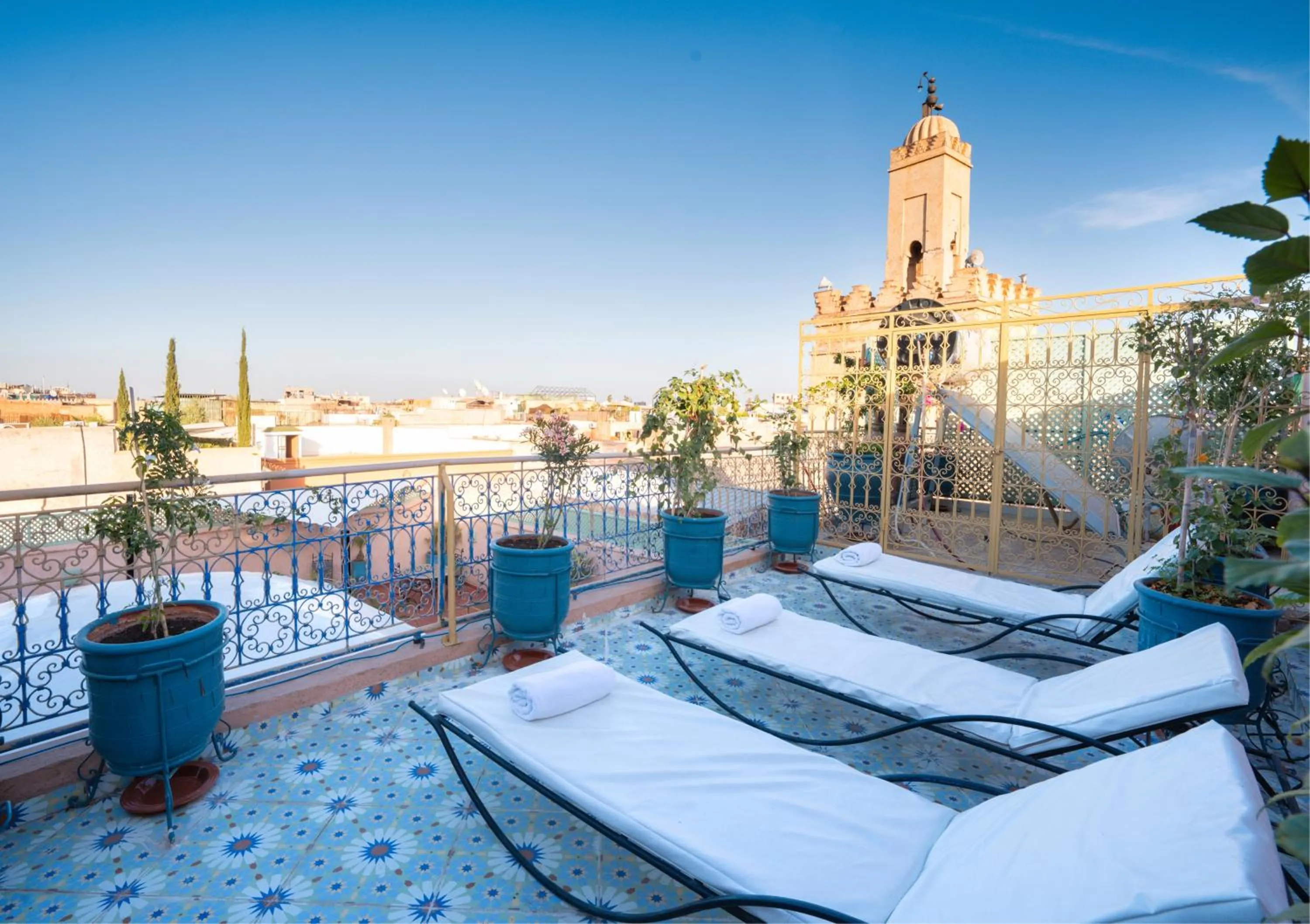 Patio in Riad Azalia