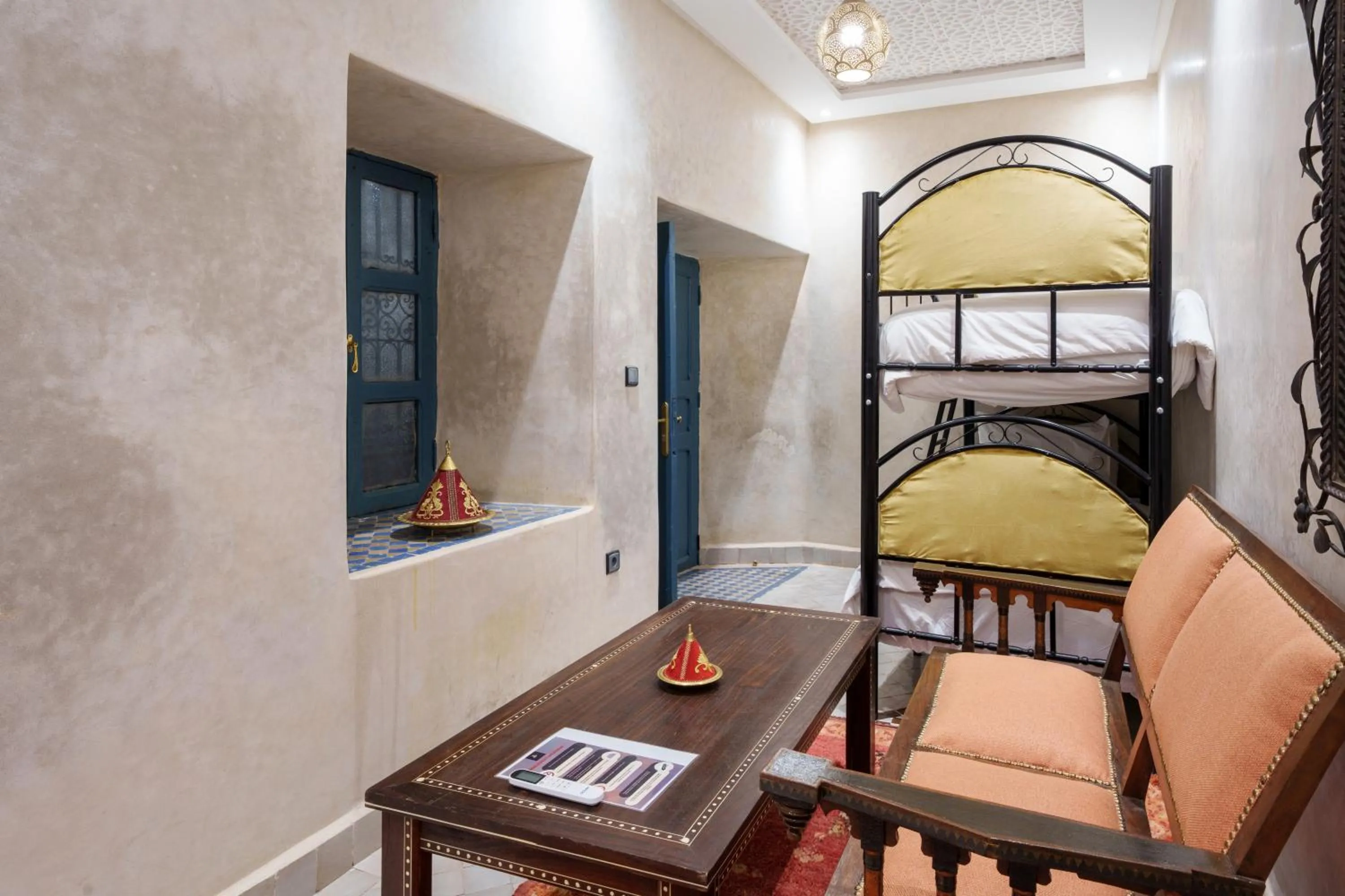 Bed in Riad Azalia