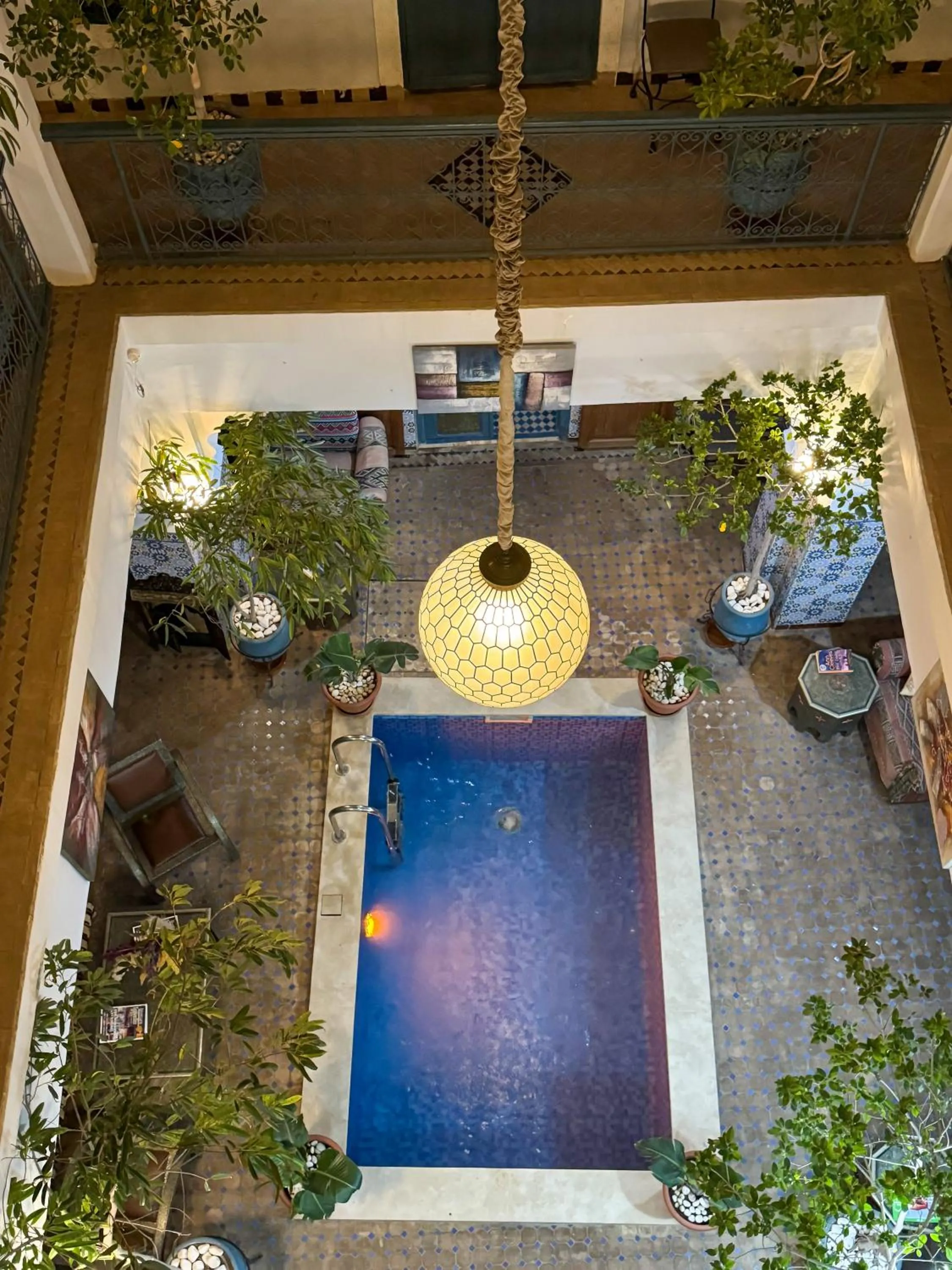 Patio in Riad Azalia