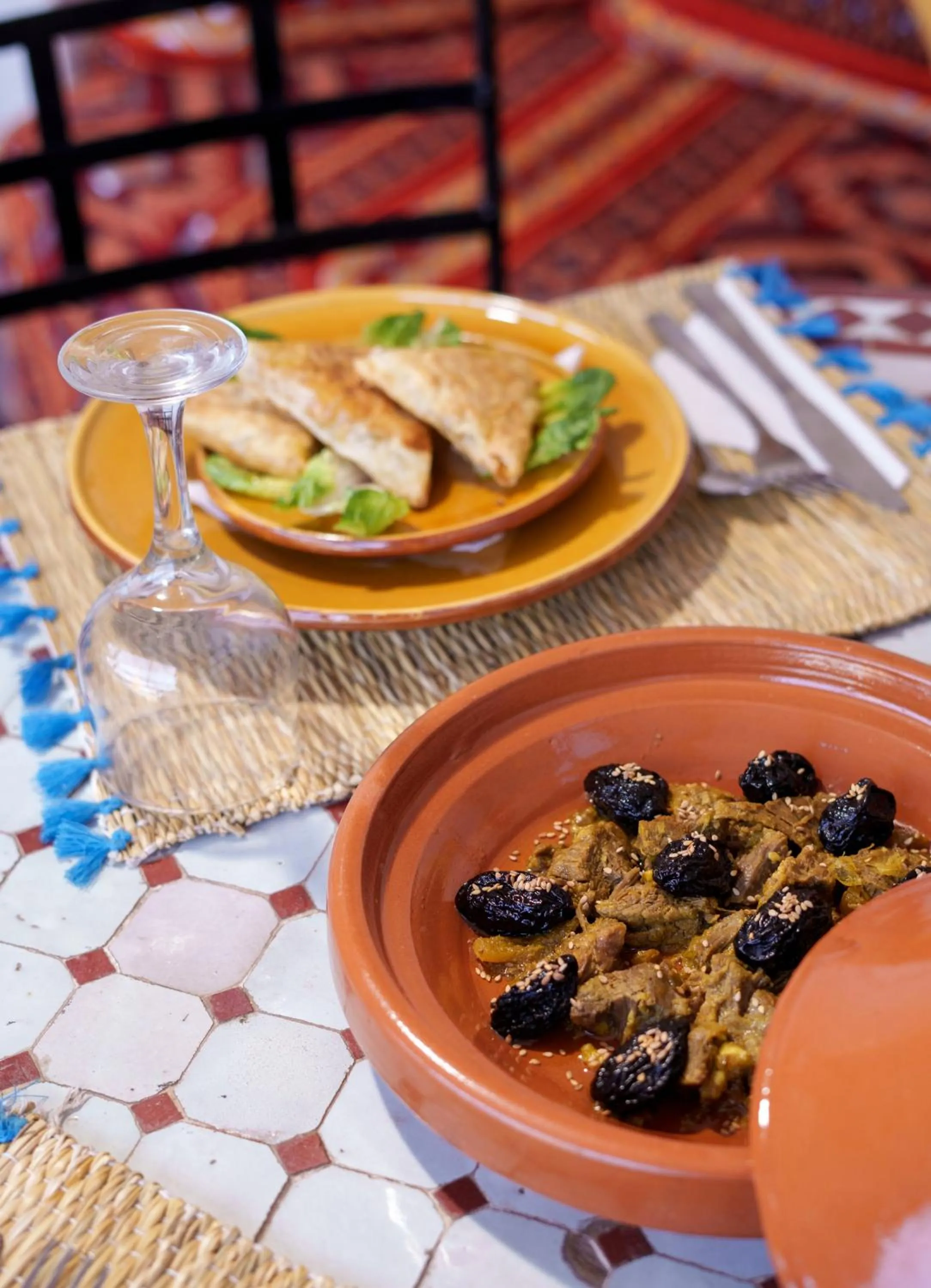 Food and drinks in Riad Azalia