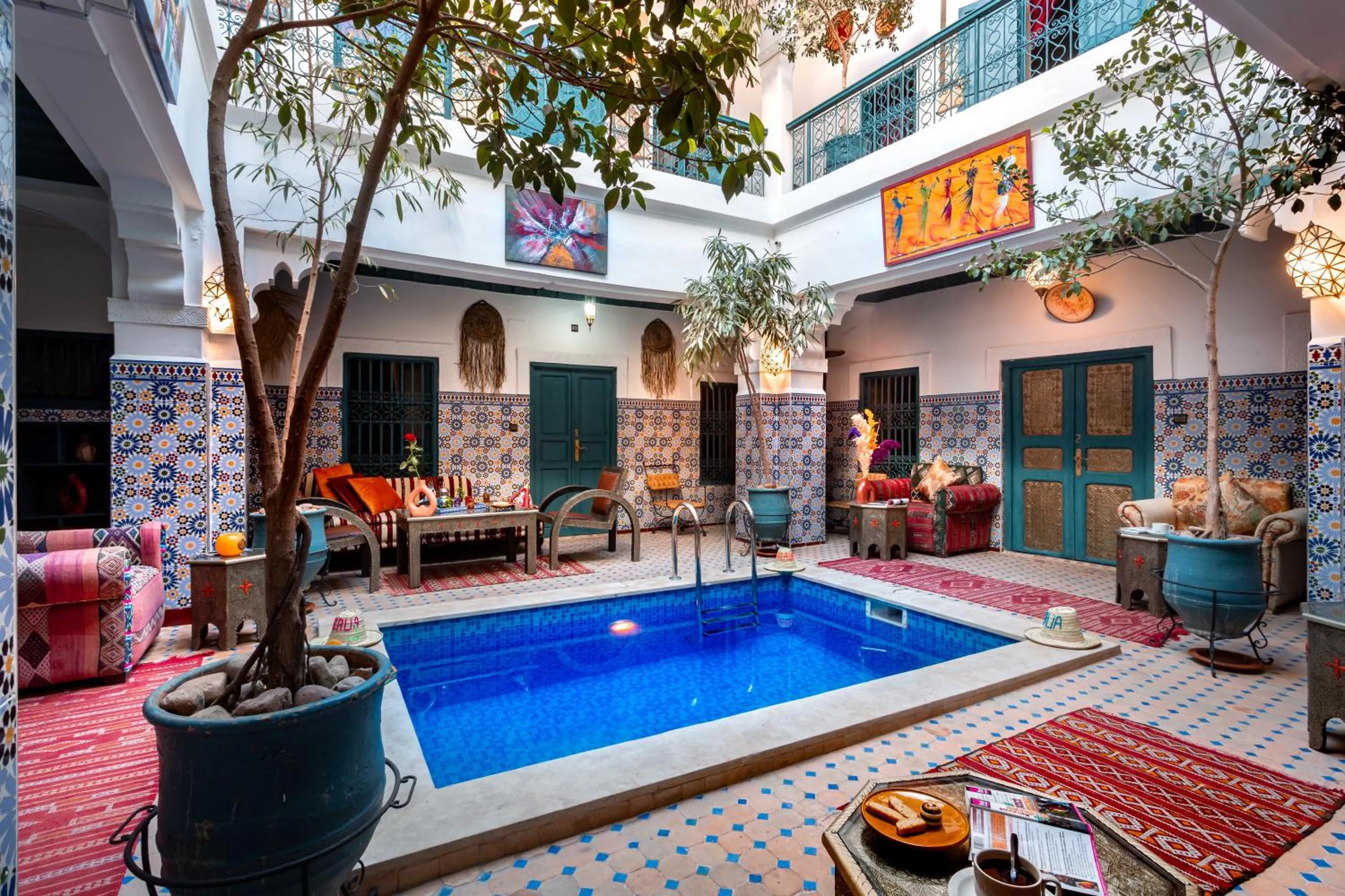 Patio in Riad Azalia