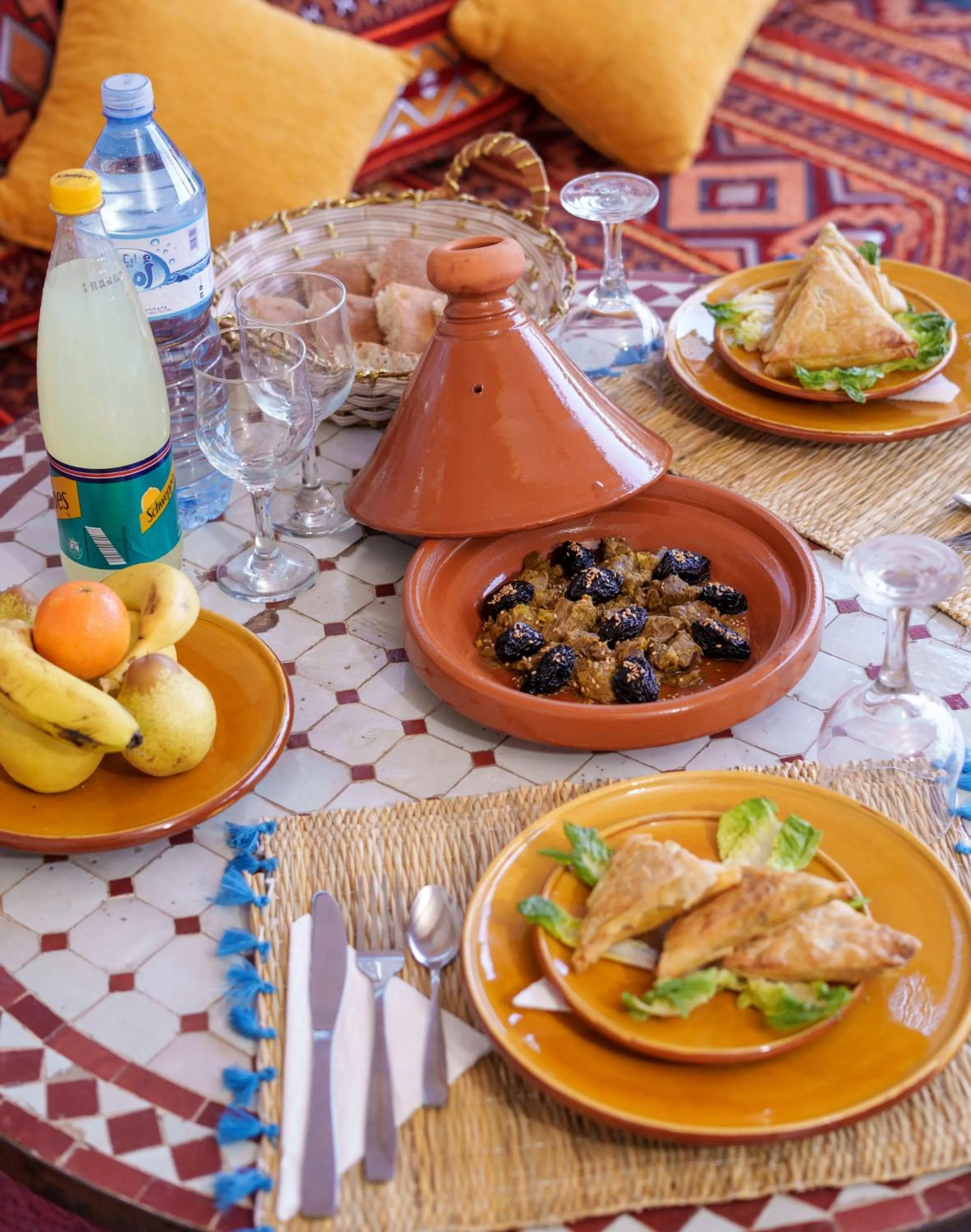 Food and drinks in Riad Azalia