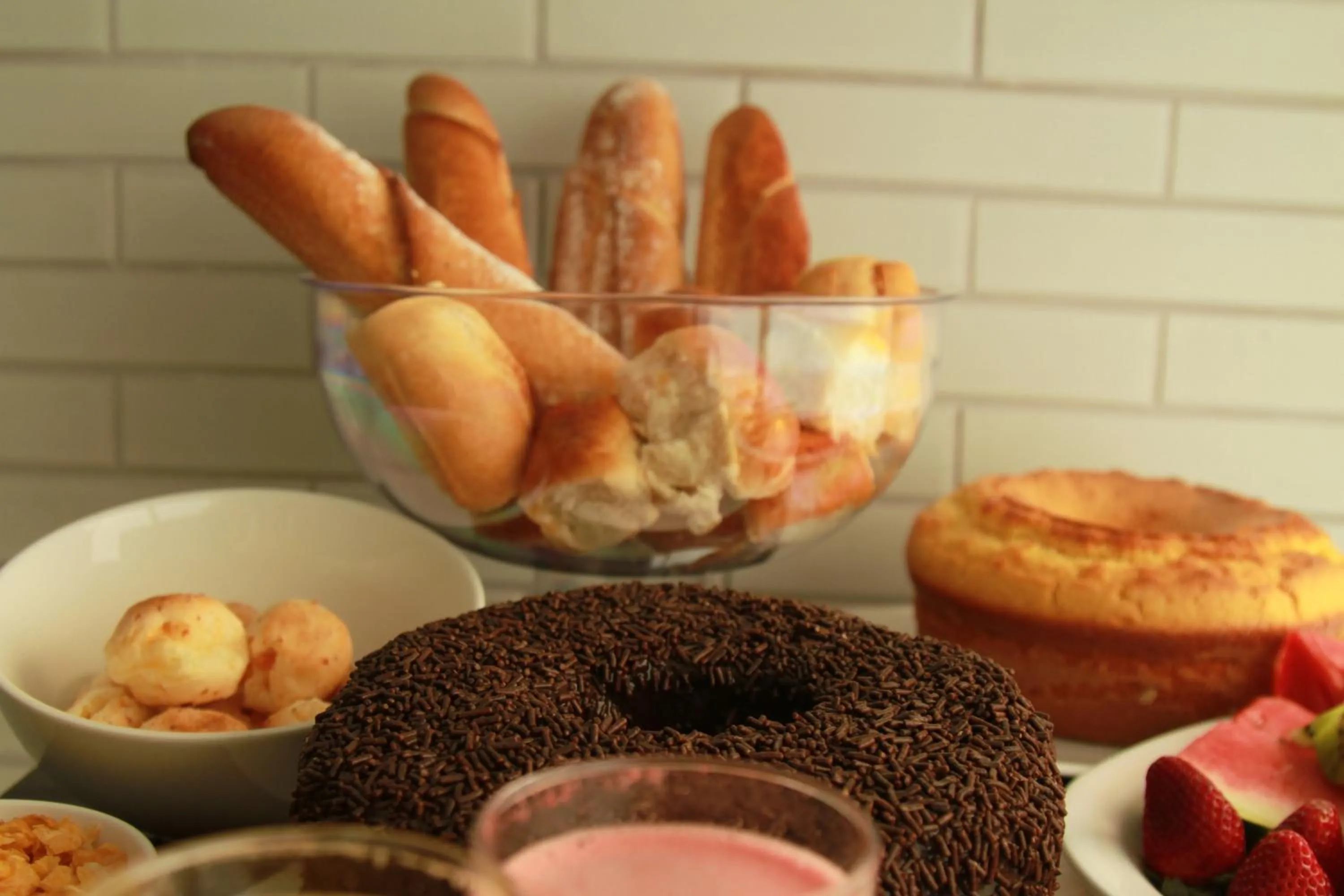 Buffet breakfast in Hotel Confiance Prime Batel