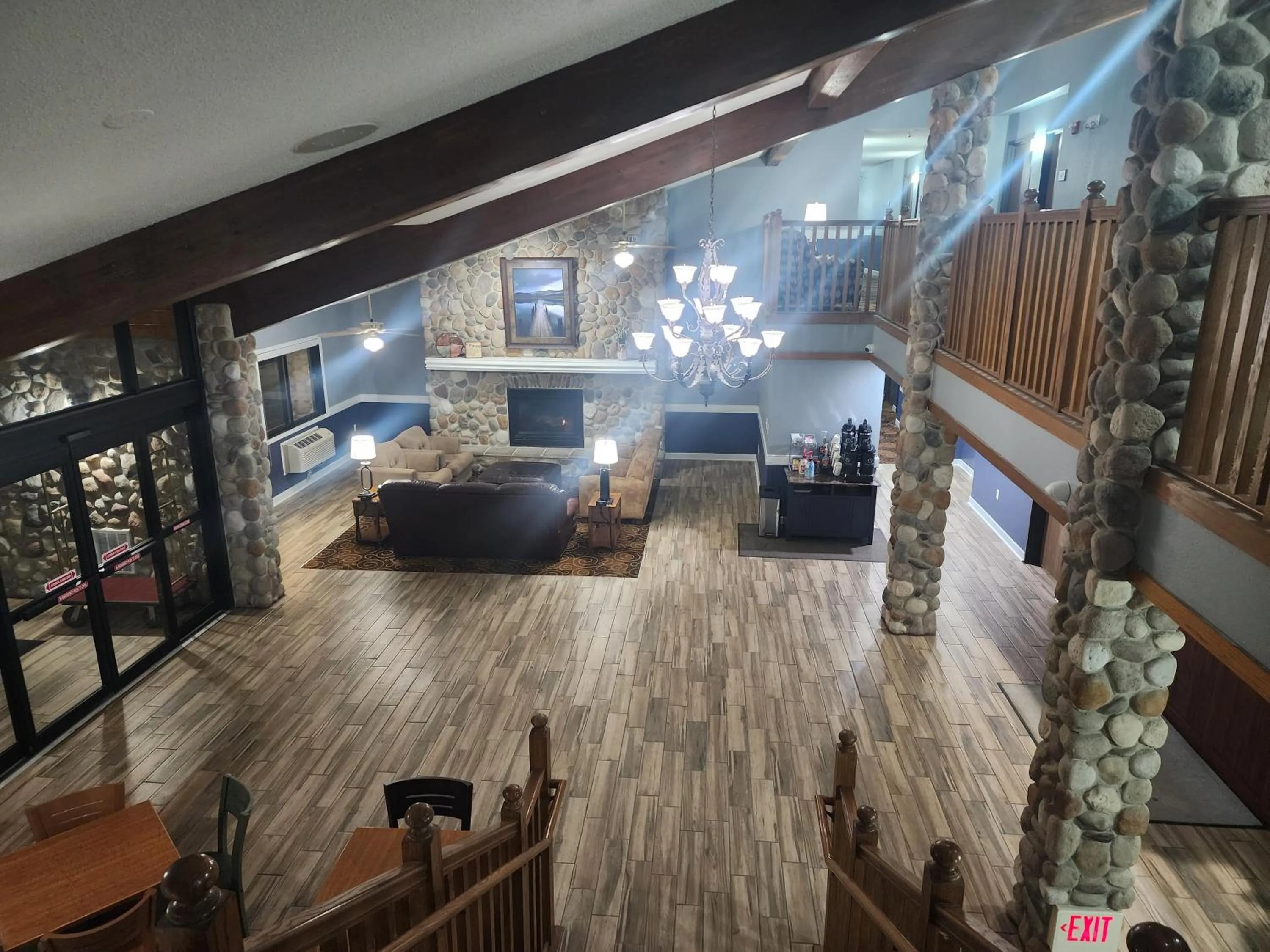 Seating area in AmericInn by Wyndham Austin