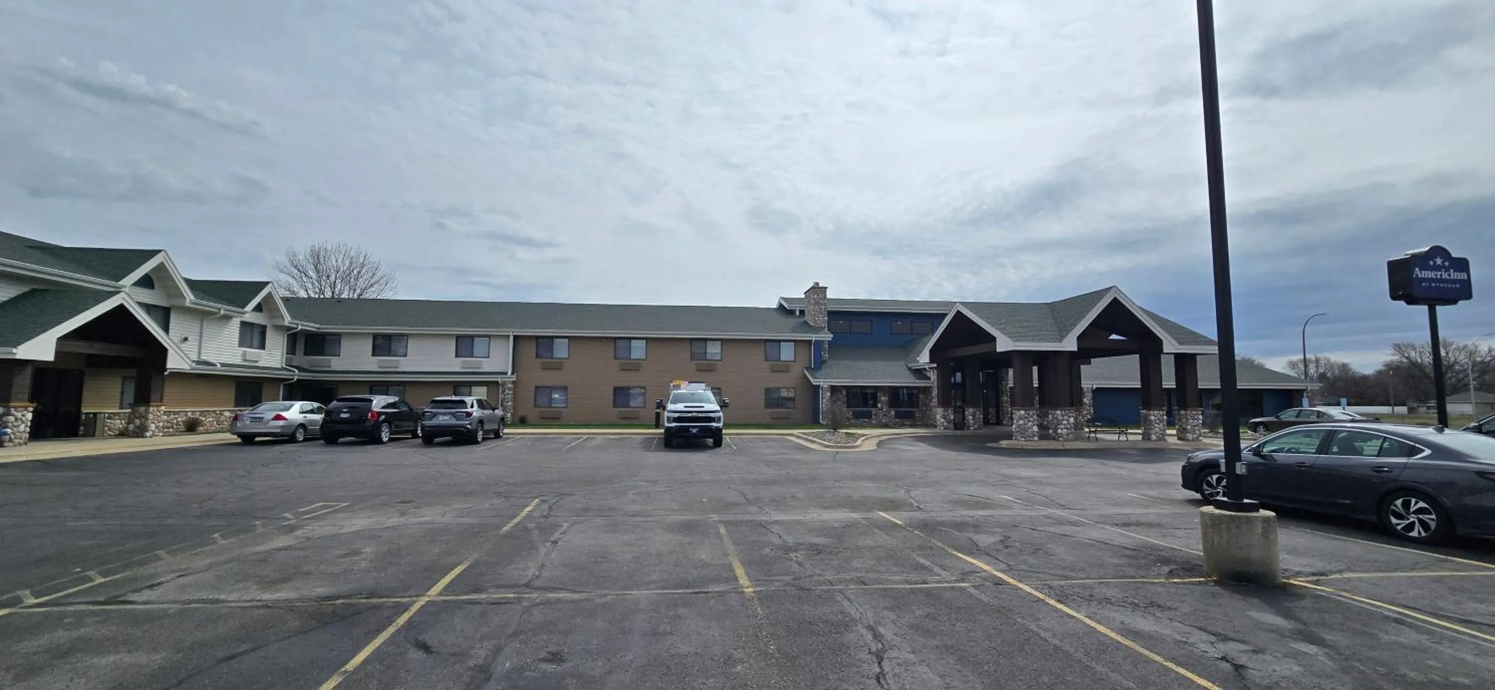 Property building in AmericInn by Wyndham Austin