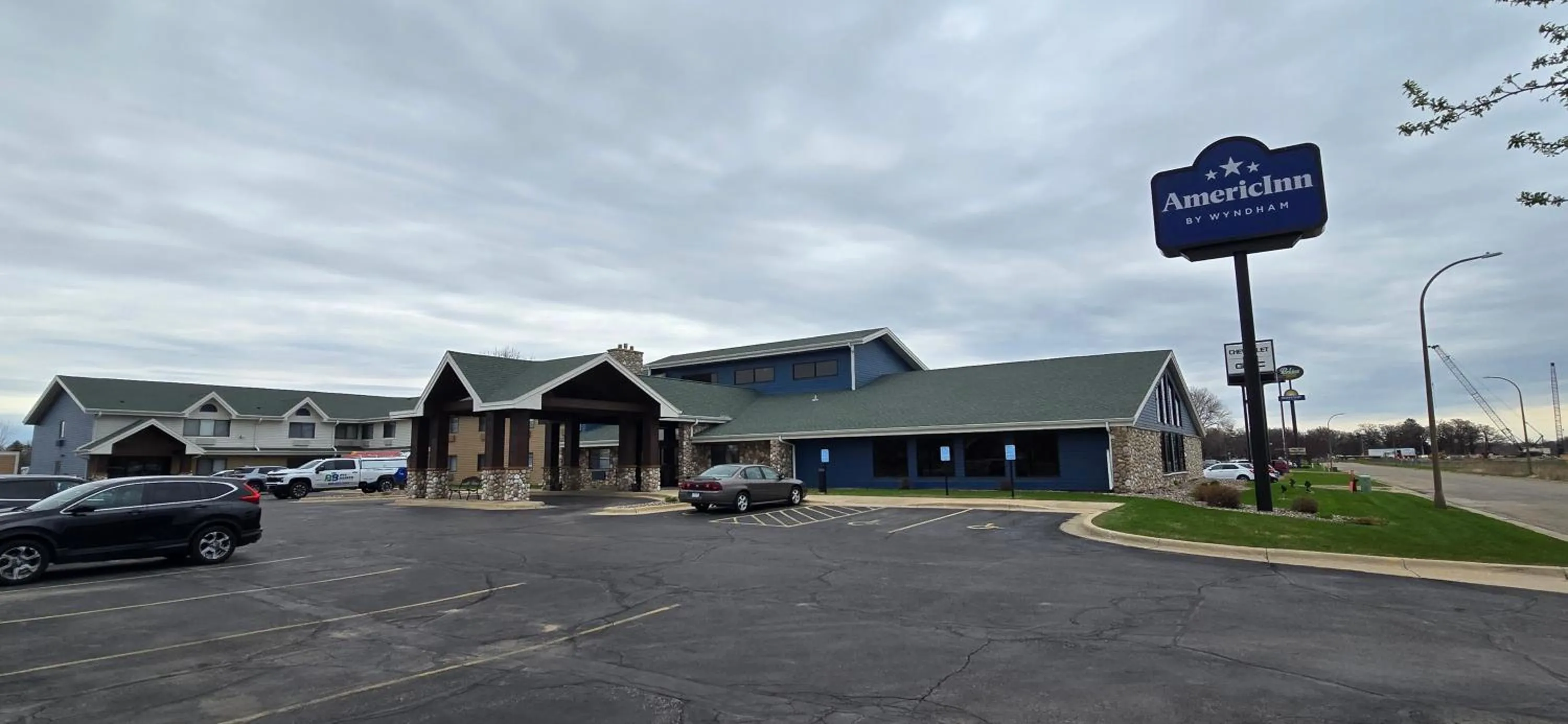 Property building in AmericInn by Wyndham Austin