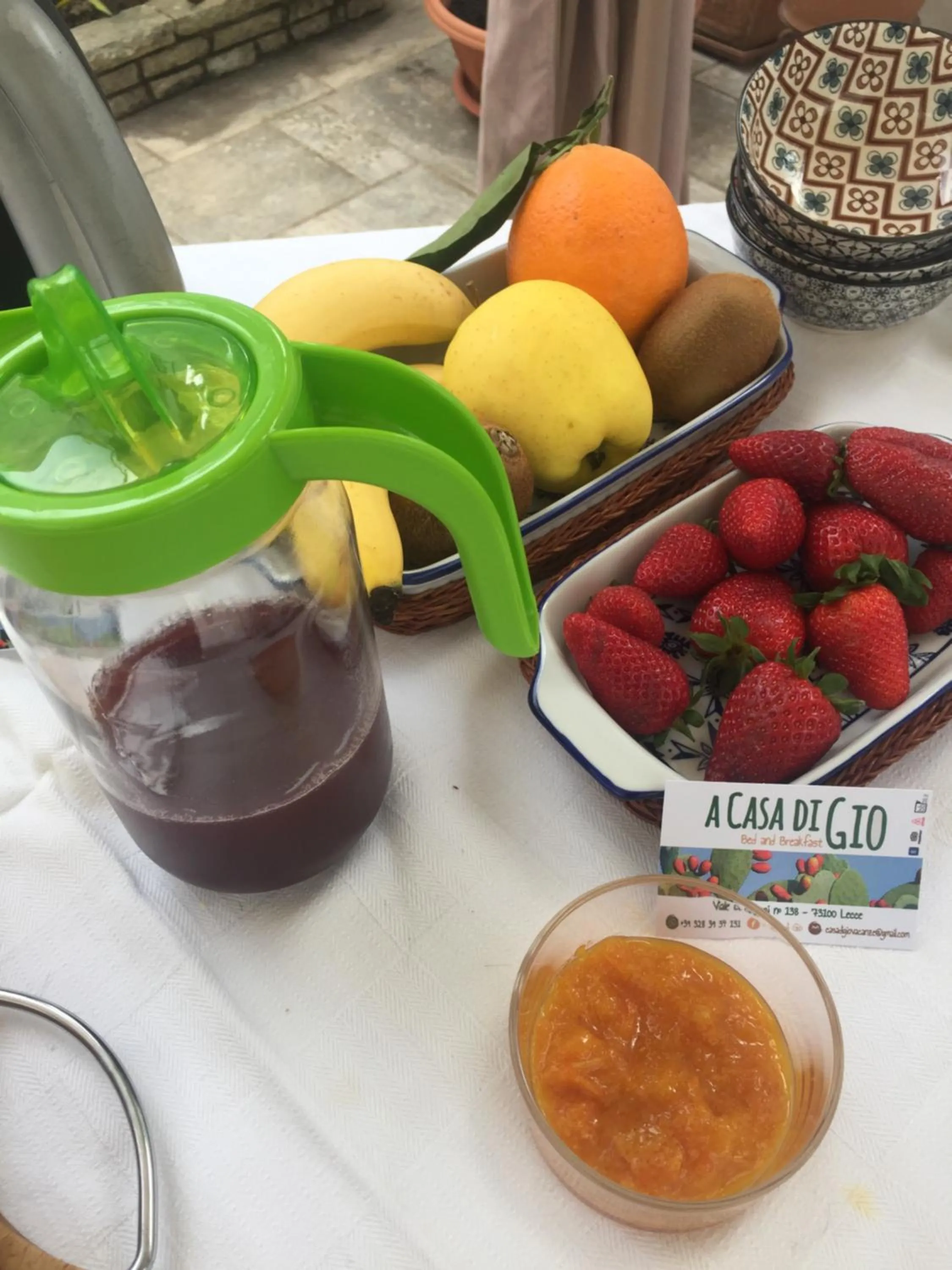 Buffet breakfast in A casa di Gio