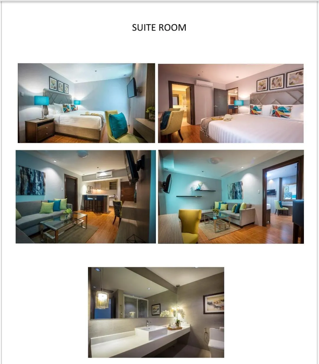 Living room, Bed in Dalian Peak Hotel