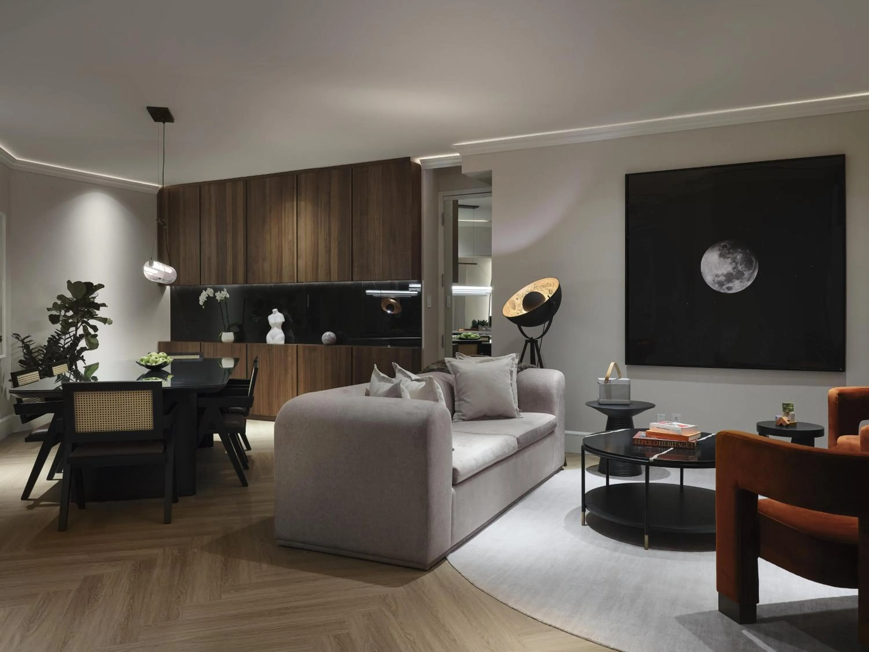 Living room in Vogue Hotel Montreal Downtown, Curio Collection by Hilton