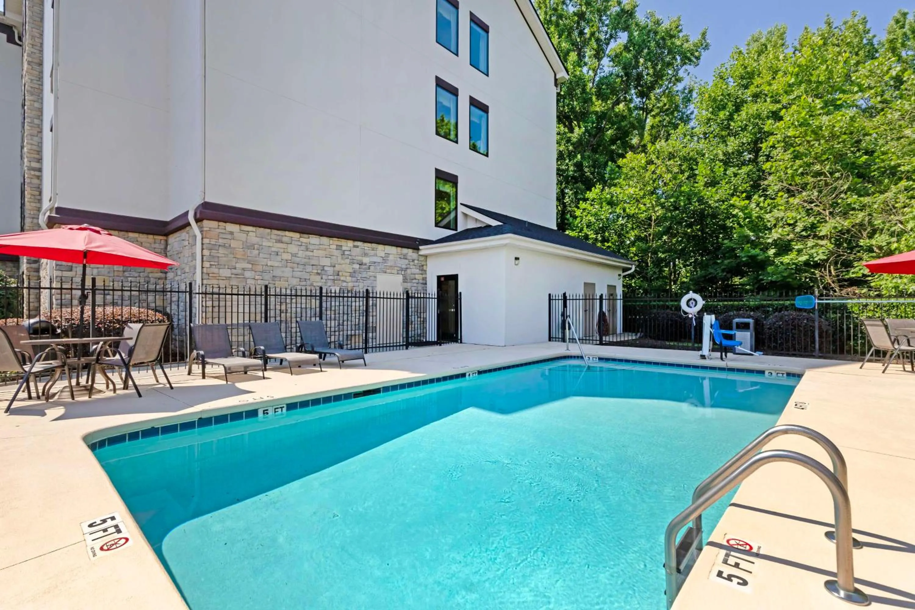 Pool view in Best Western Plus Greenville South