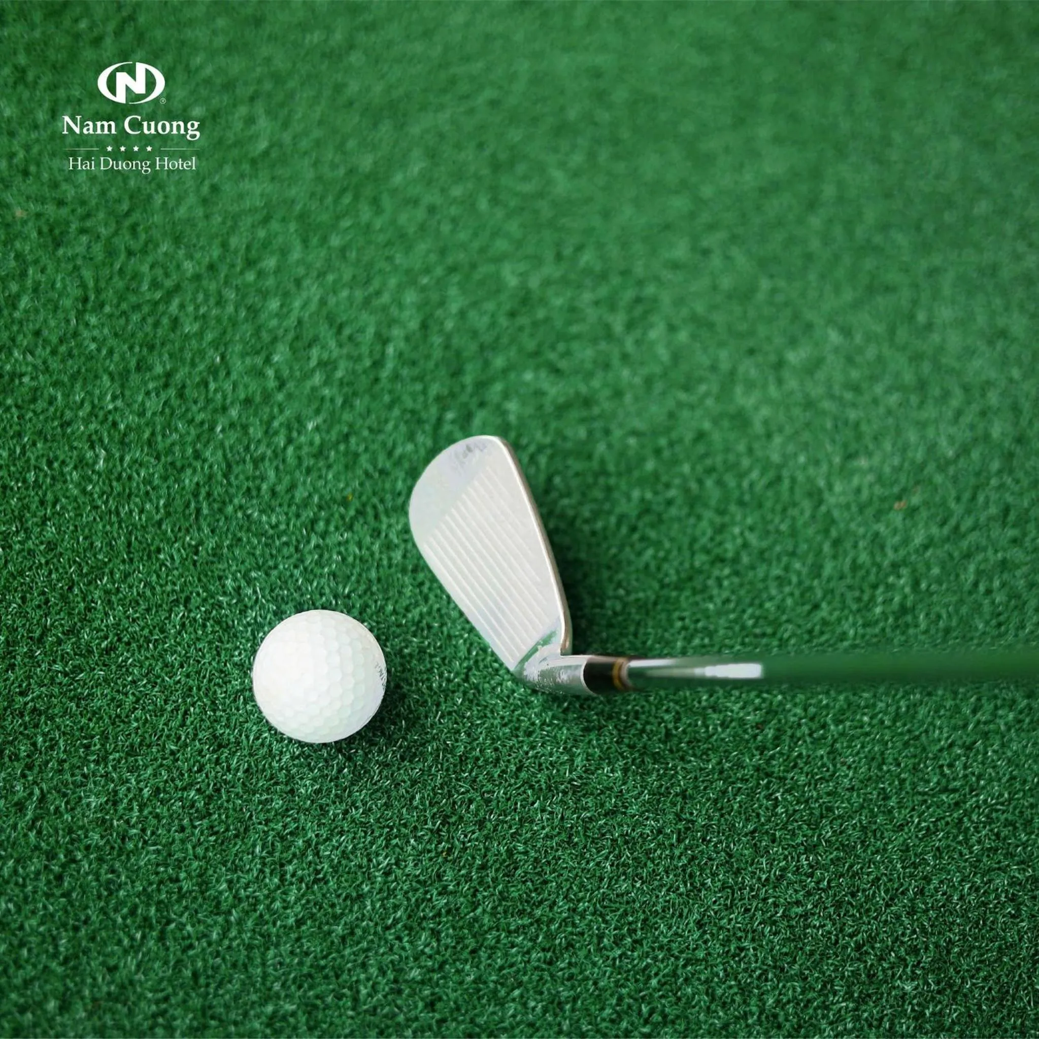Minigolf in Nam Cuong Hai Duong Hotel
