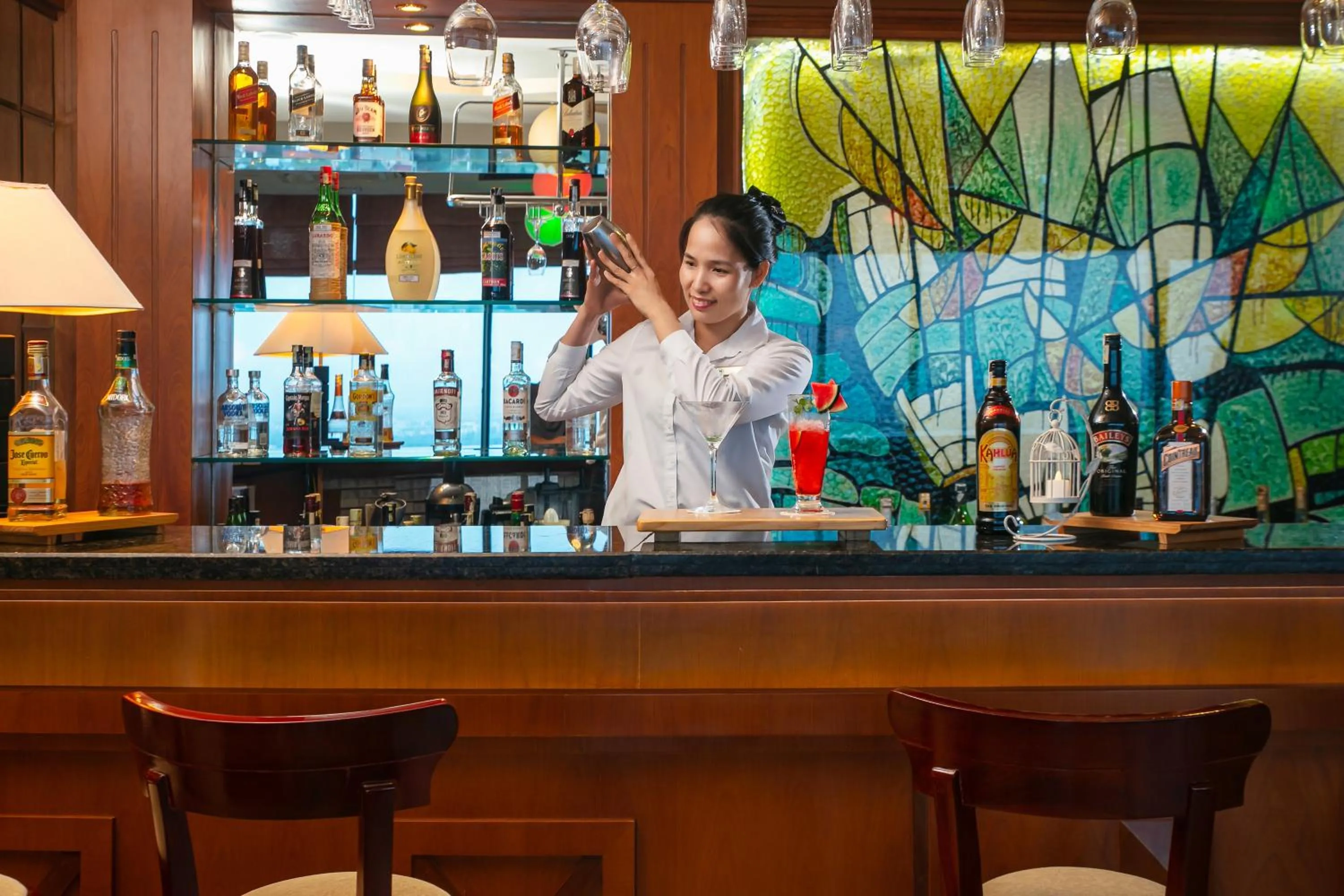 Staff in Nam Cuong Hai Duong Hotel