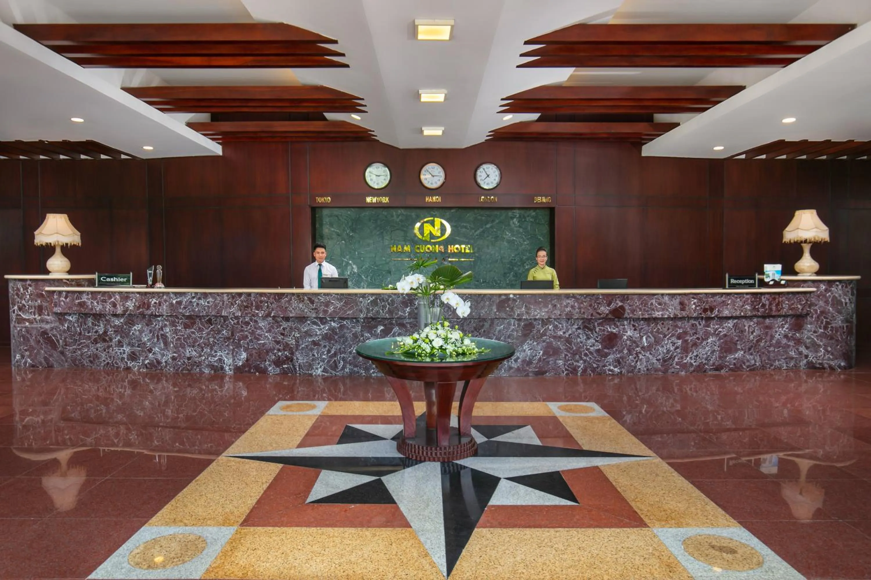 Lobby or reception in Nam Cuong Hai Duong Hotel