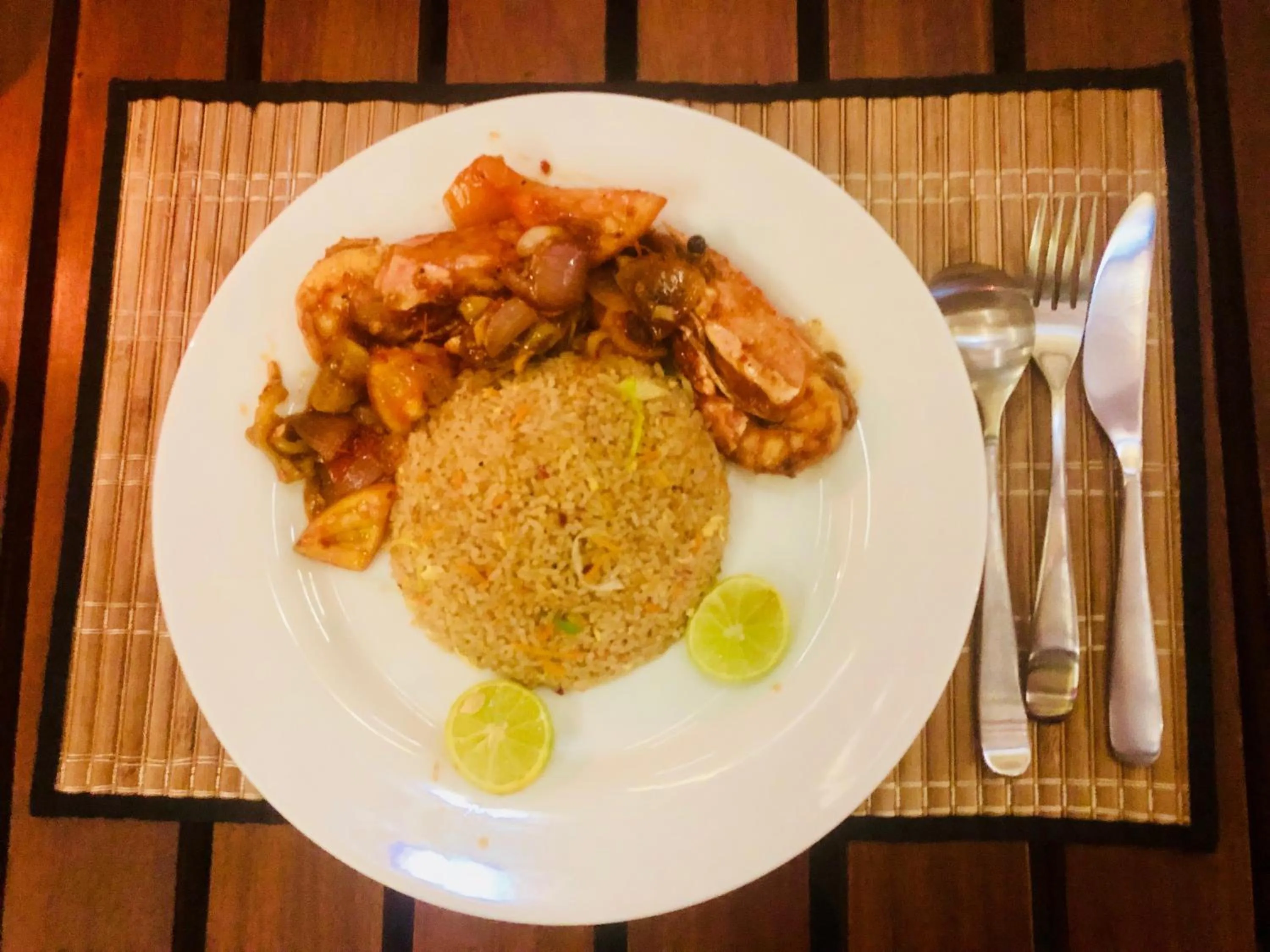 Dinner in Wind Blend Kite Resort