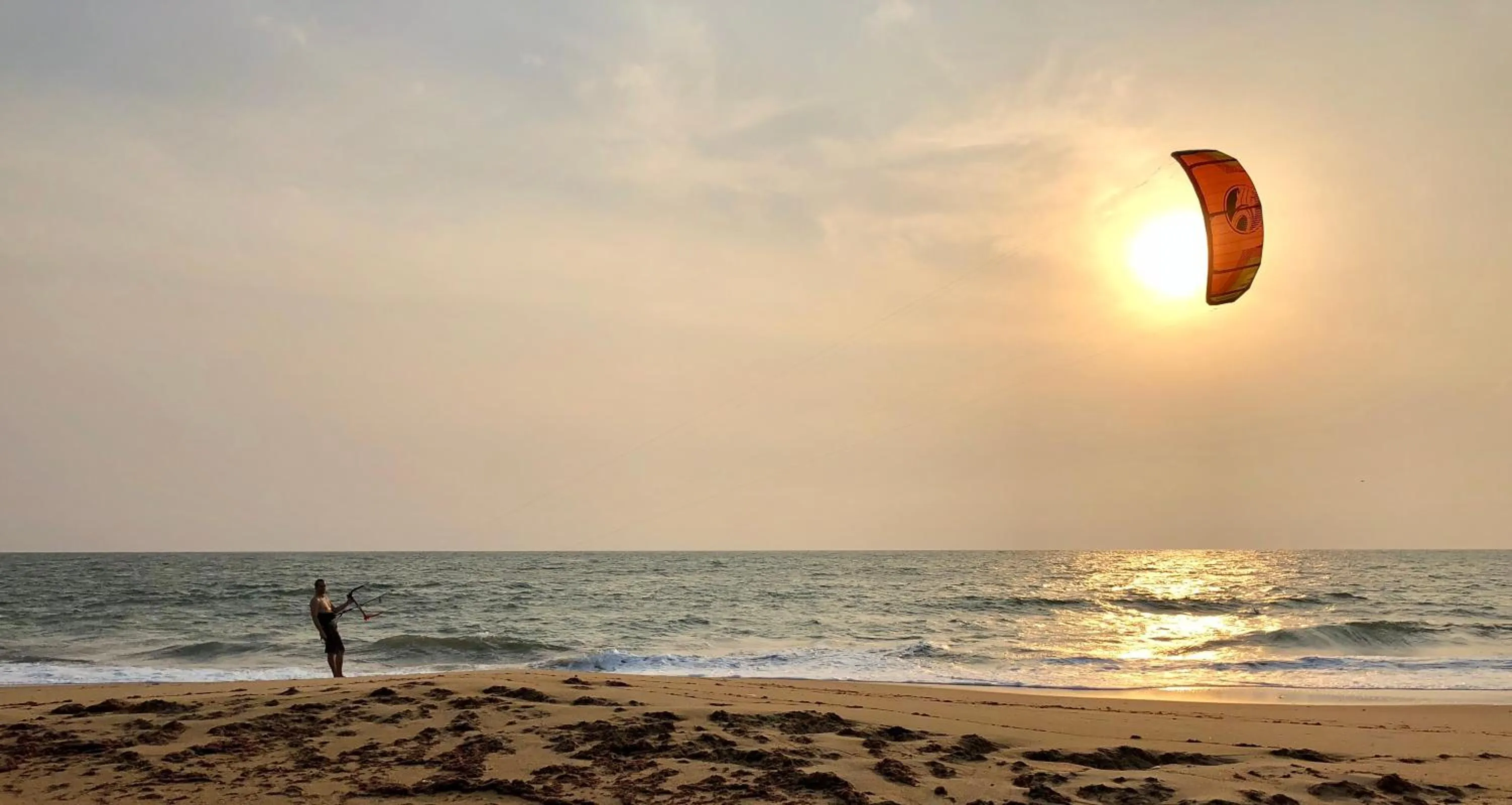 Beach in Wind Blend Kite Resort