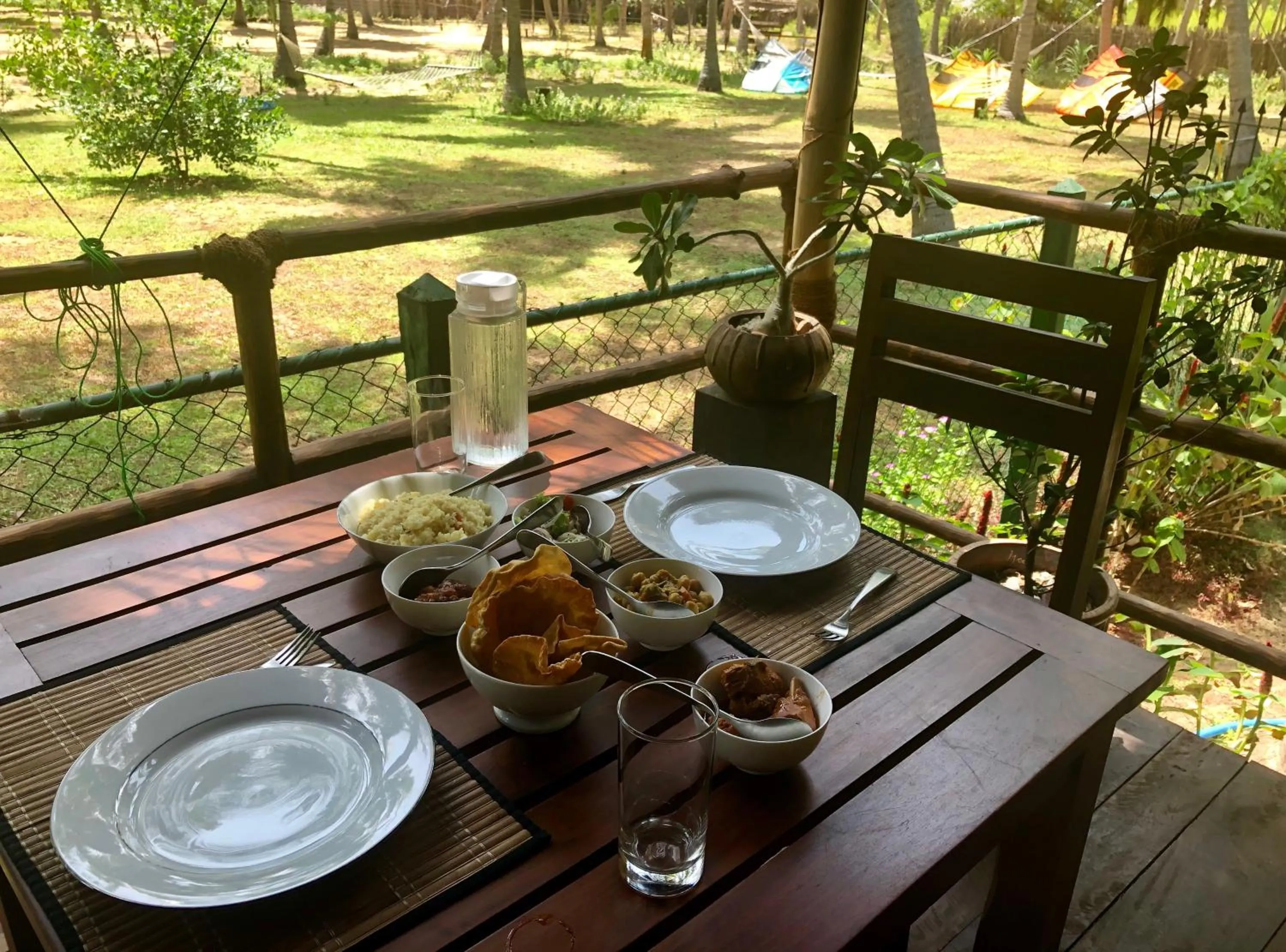 Garden view in Wind Blend Kite Resort