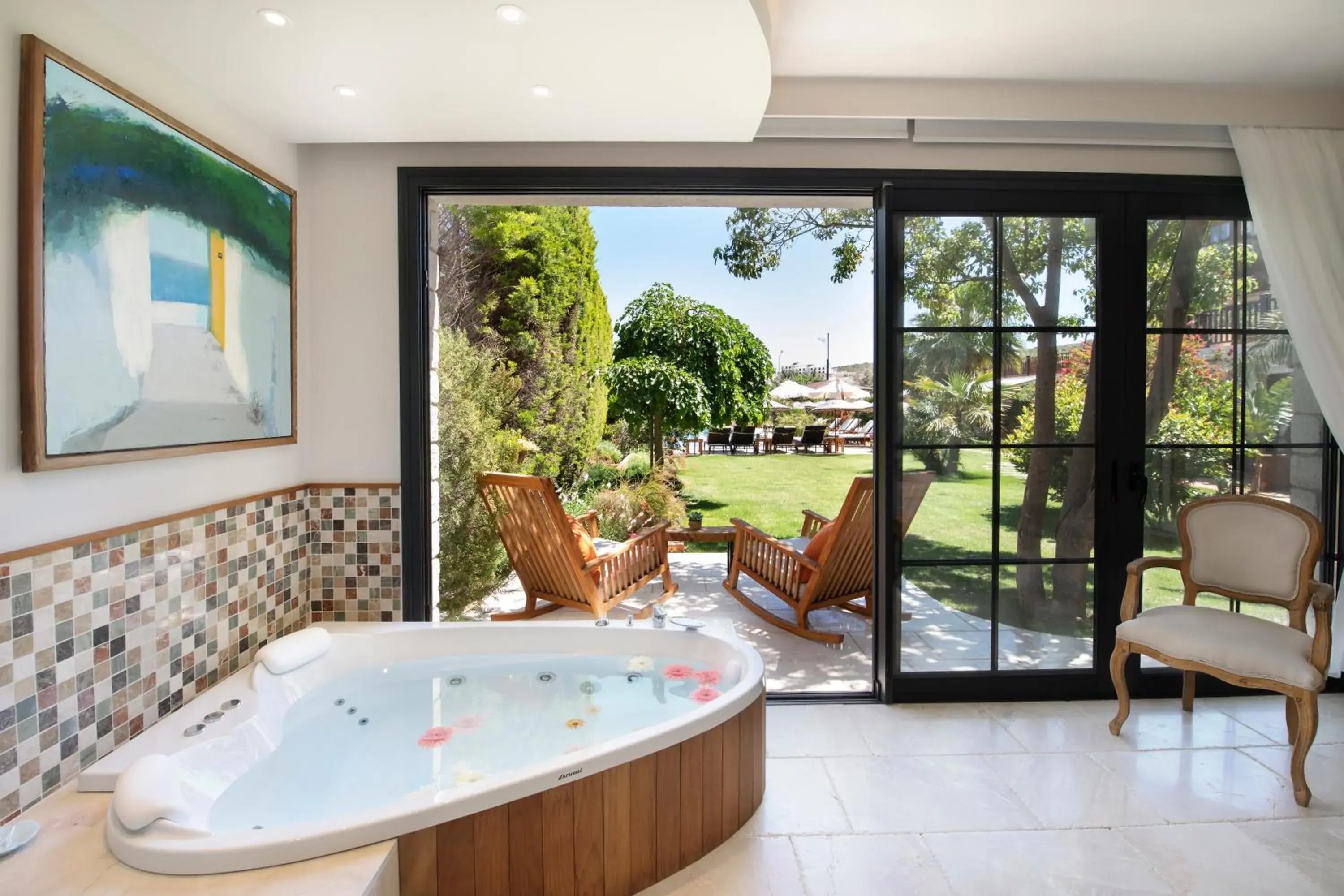 Jacuzzi Suite with Garden View in Alacati Kapari Hotel - Special Category Jacuzzi Suite with Garden View in Alacati Kapari Hotel - Special Category