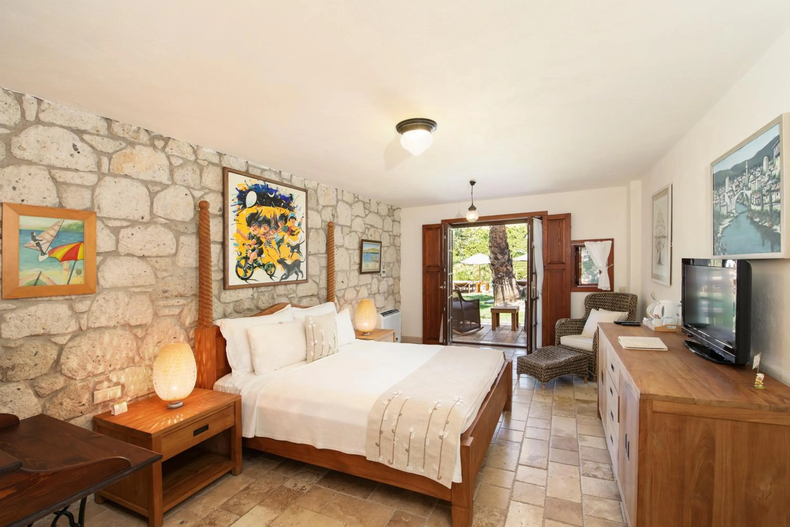 Bed in Alacati Kapari Hotel - Special Category